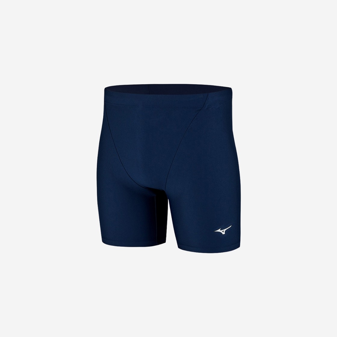 Mizuno Basic Solid Three Quarter Swimsuit Navy 상세 이미지 1