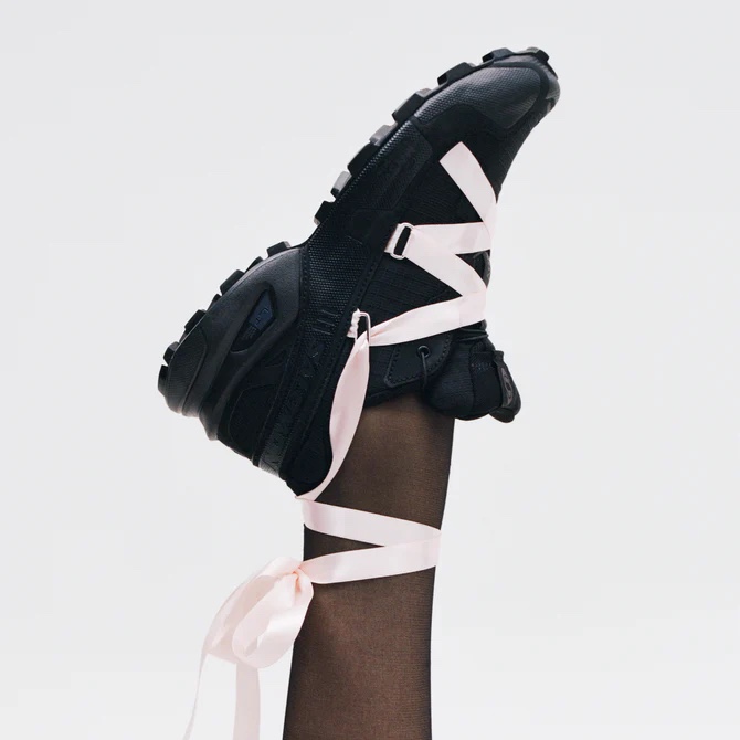 Salomon x Sandy Liang Speedcross 3 Ribbon, Salomon x Sandy Liang RX Marie Jeanne Vanilla Ice 착용 스타일 - 6