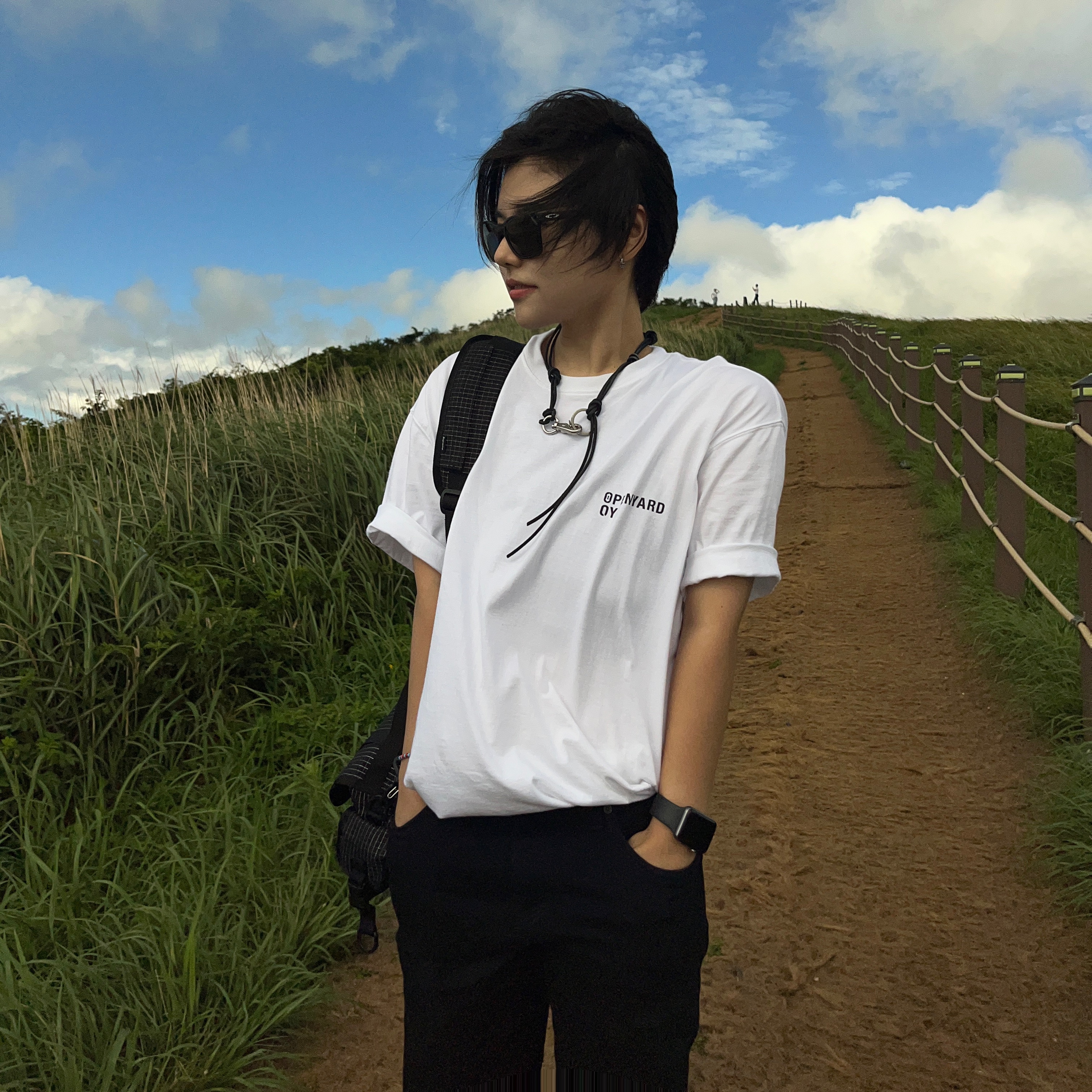 Our Legacy Ladon Leather Keychain Black, Supreme Mini Duffle Bag Black - 24SS 착용 스타일 - 1