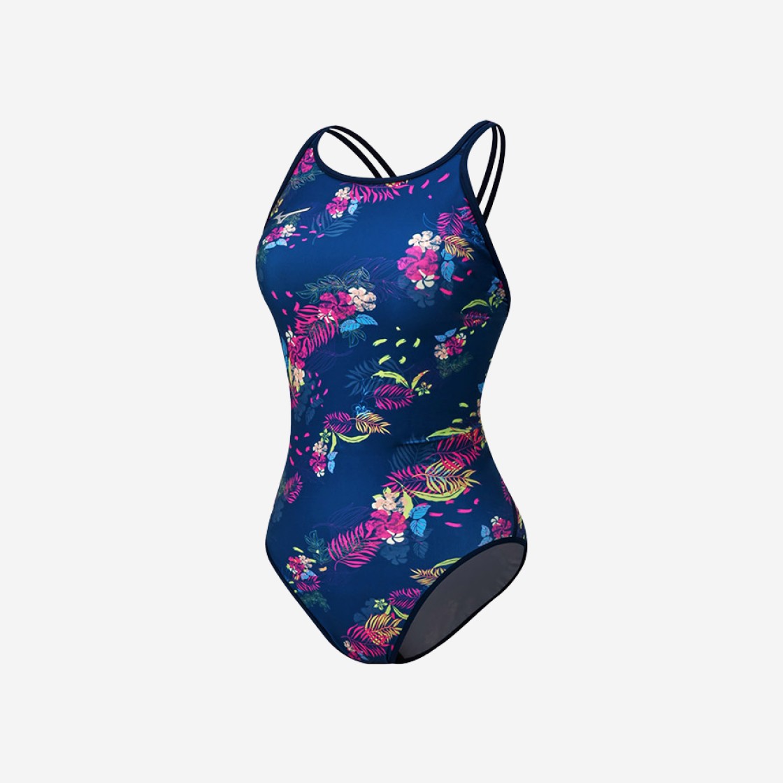 (W) Mizuno Exersuit Terakawa Cross Back Swimsuit Rose 상세 이미지 1