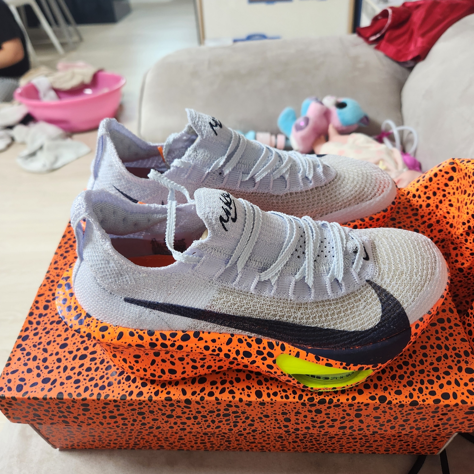 (W) Nike Air Zoom Alphafly Next% 3 Olympic Safari 착용 스타일 - 1