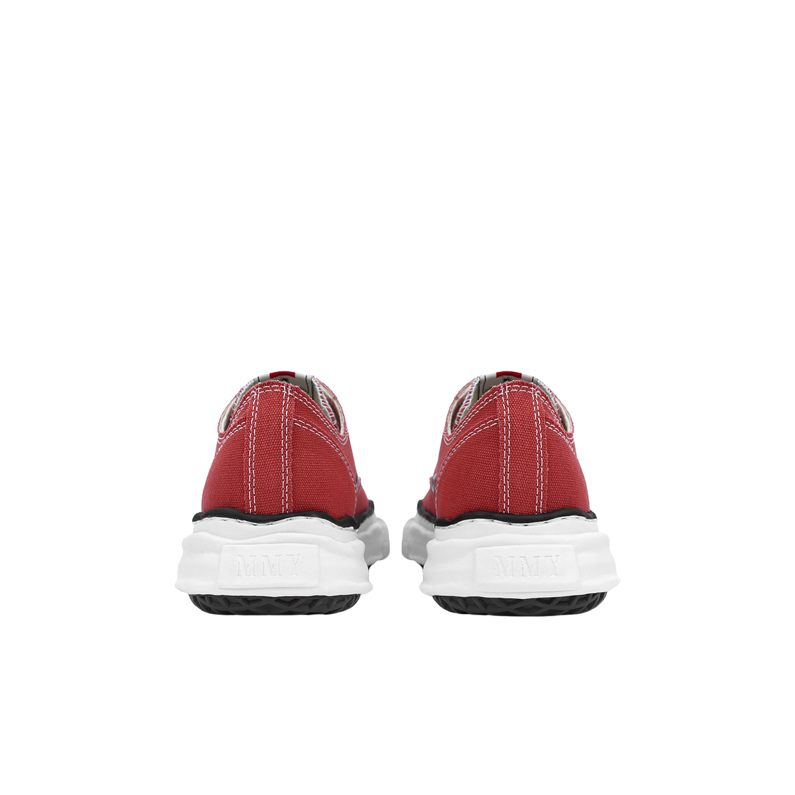 A01FW702-ORANGE Maison Mihara Yasuhiro Peterson OG Sole Canvas Low Sneakers Orange - #4