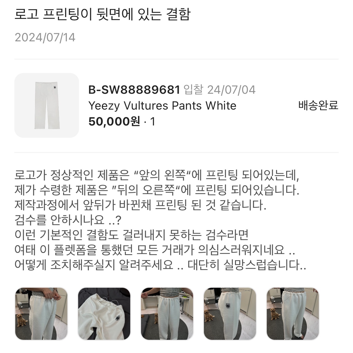 Yeezy Vultures Pants White 착용 스타일