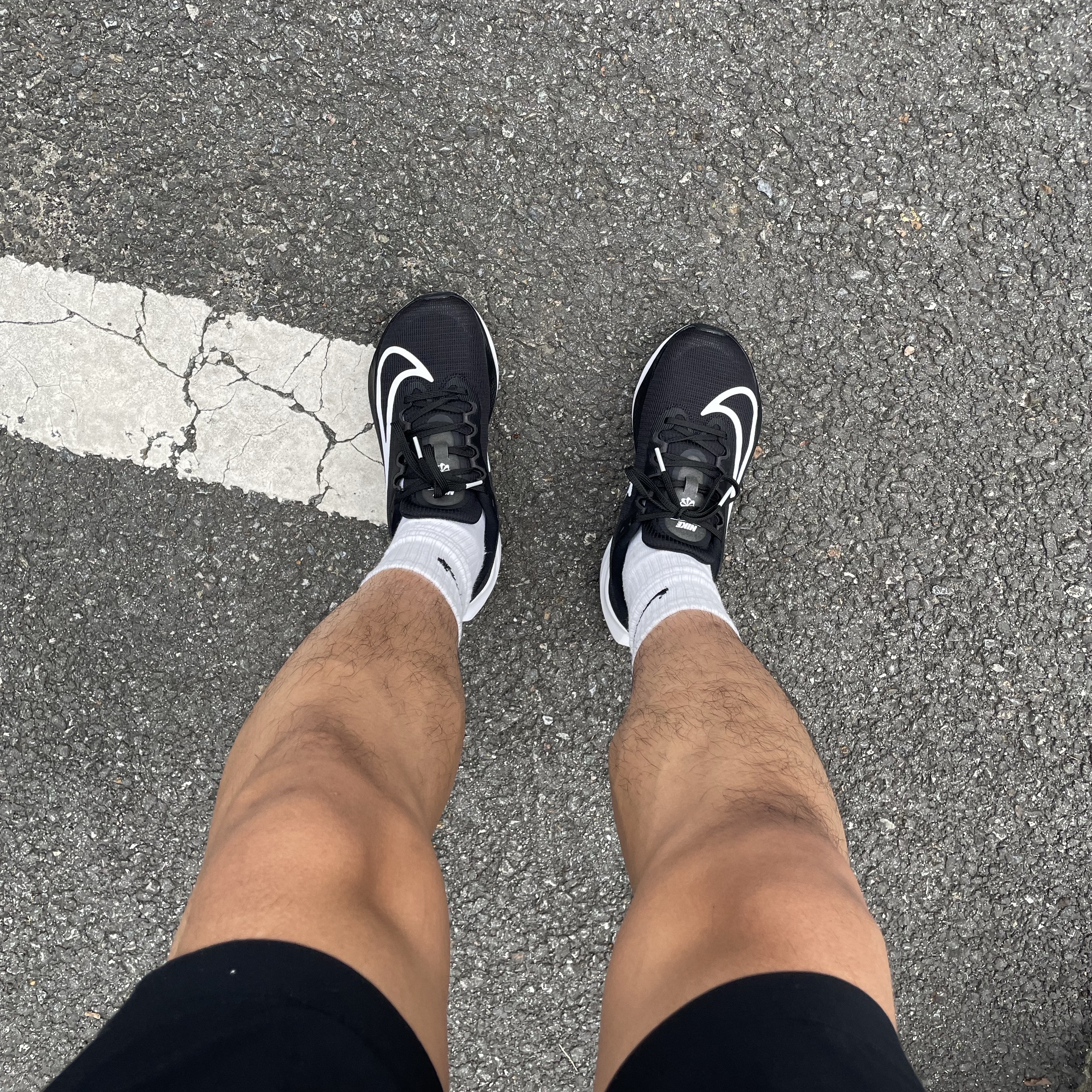 Nike Zoom Fly 5 Black White 착용 스타일