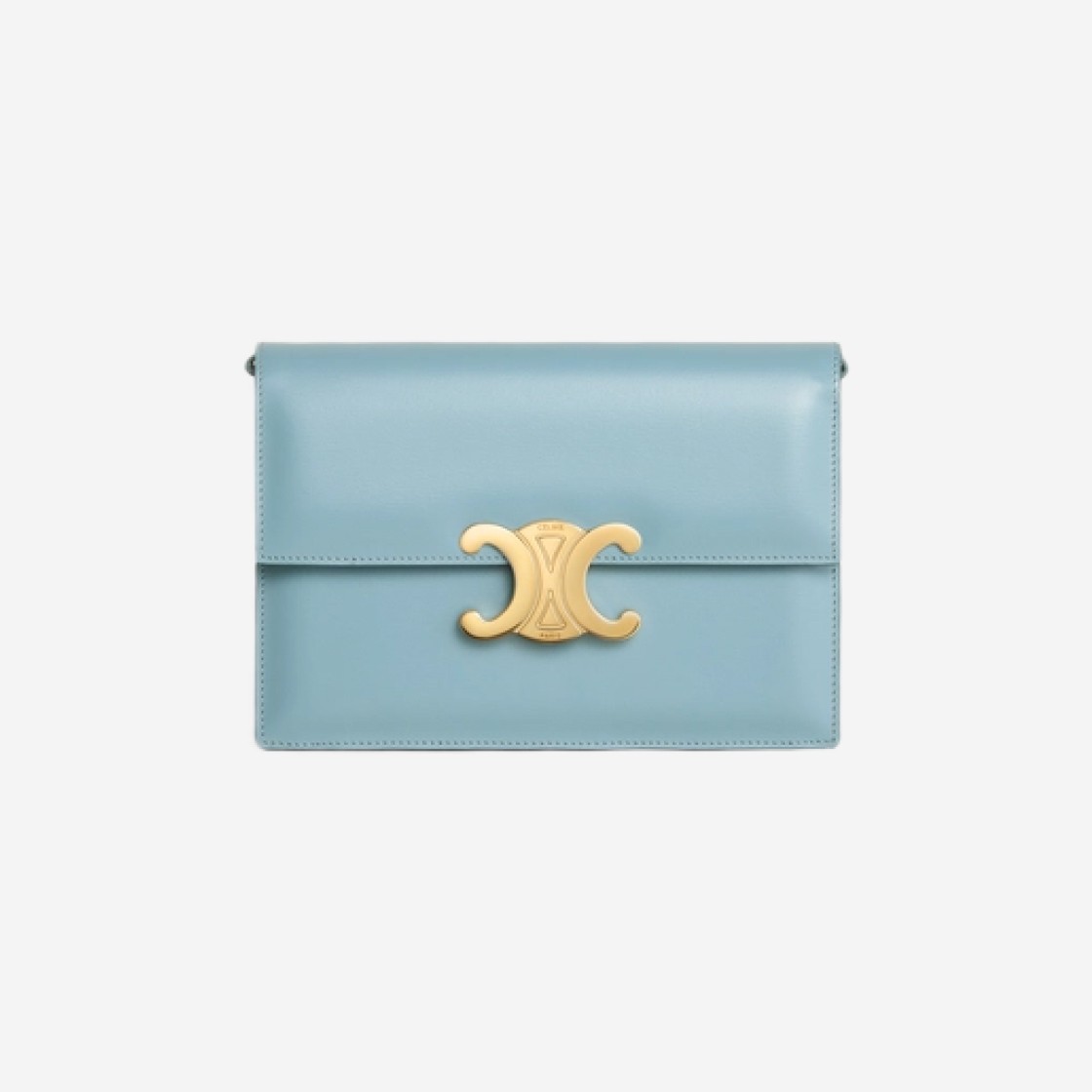 Celine Clutch Soir in Shiny Calfskin California Blue 상세 이미지 1