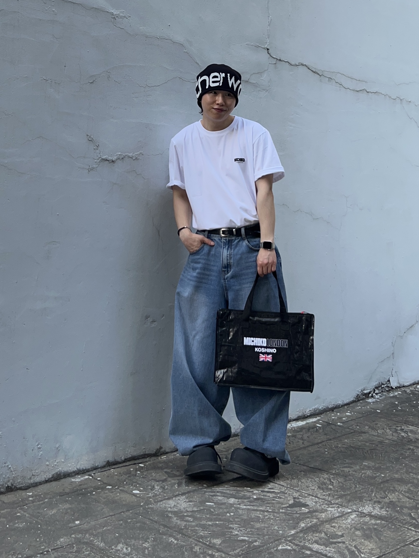 Balenciaga Steroid Derby Black 착용 스타일 - 3
