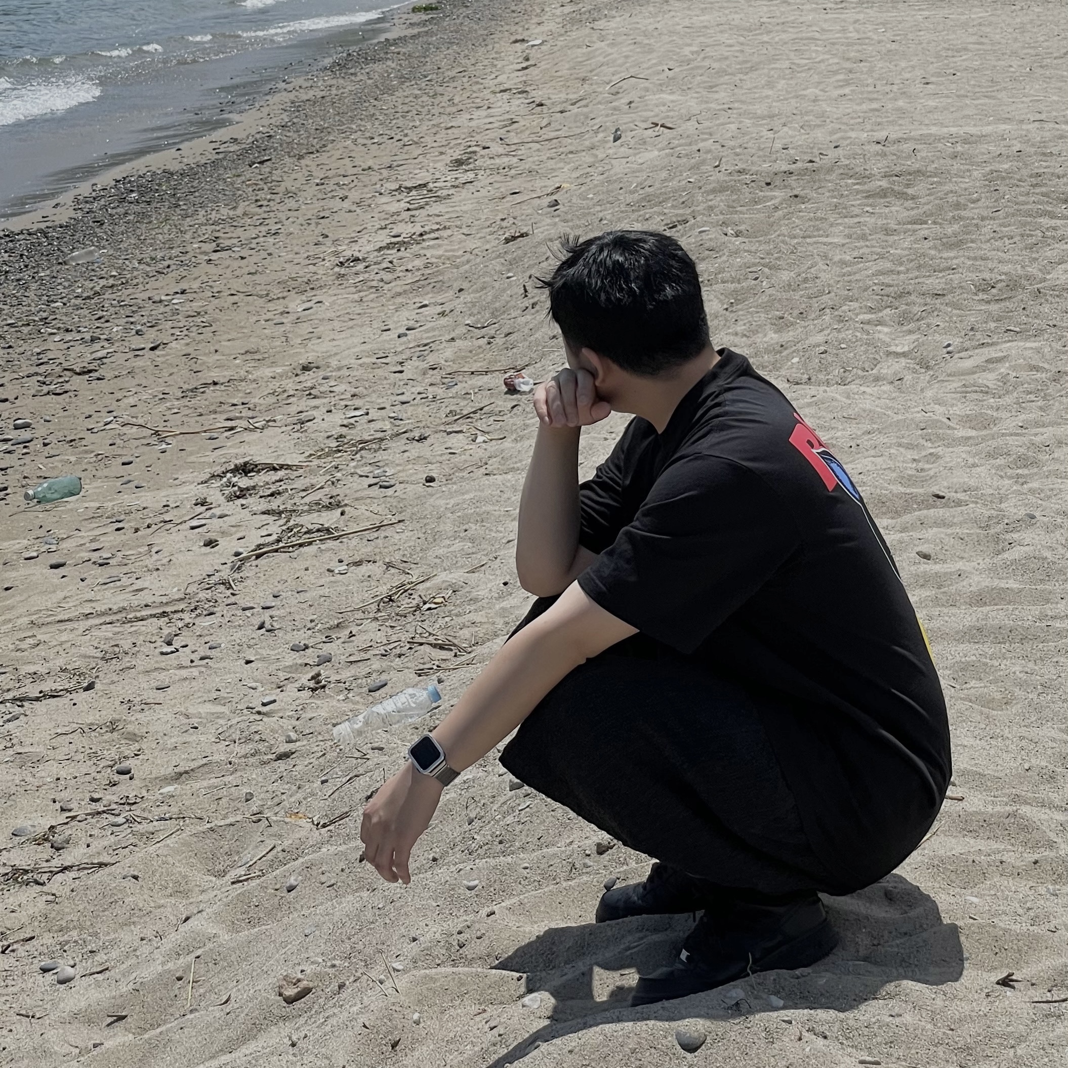 Supreme Black Cat T-Shirt Black - 24SS 착용 스타일 - 2