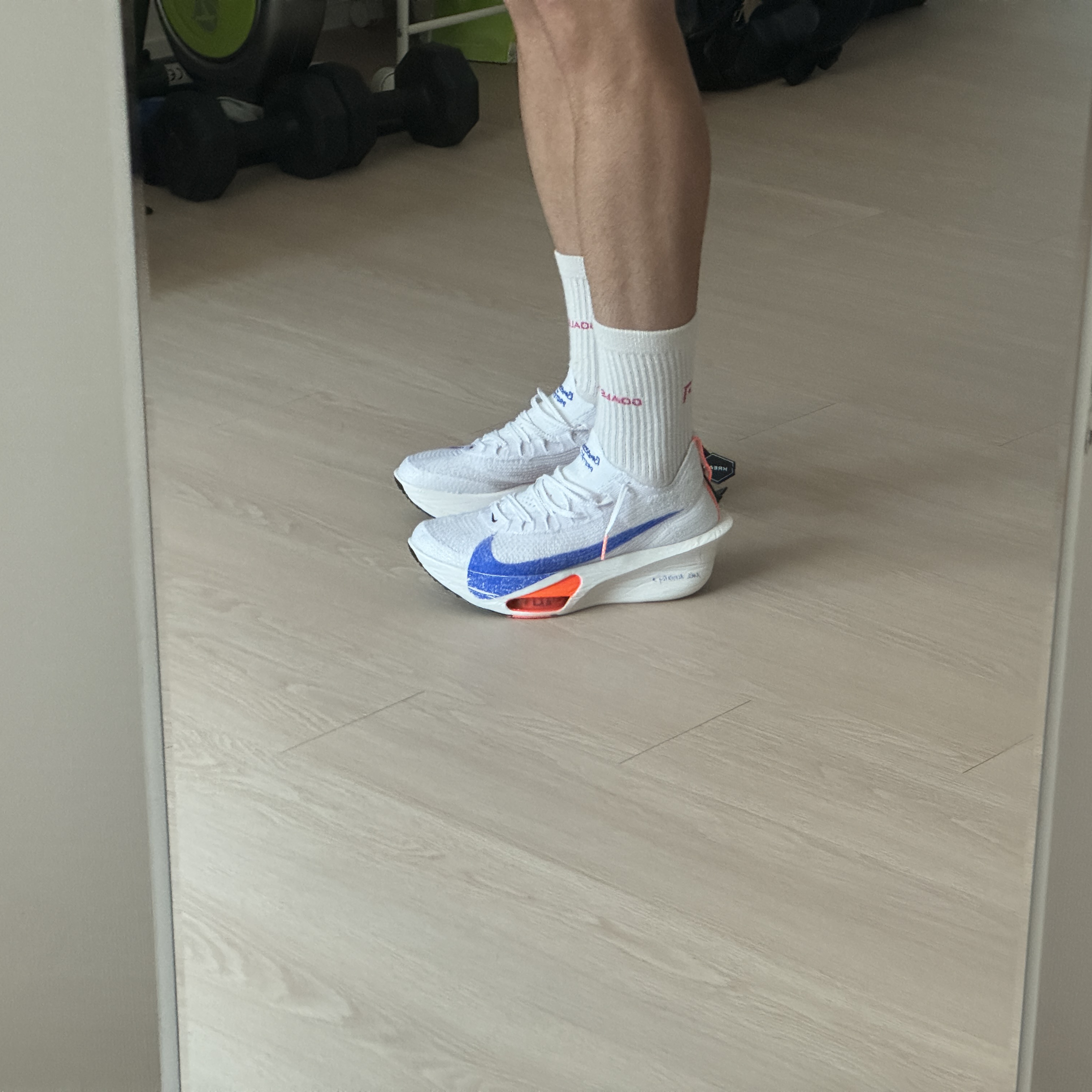 Nike Air Zoom Alphafly Next% 3 Blueprint 착용 스타일