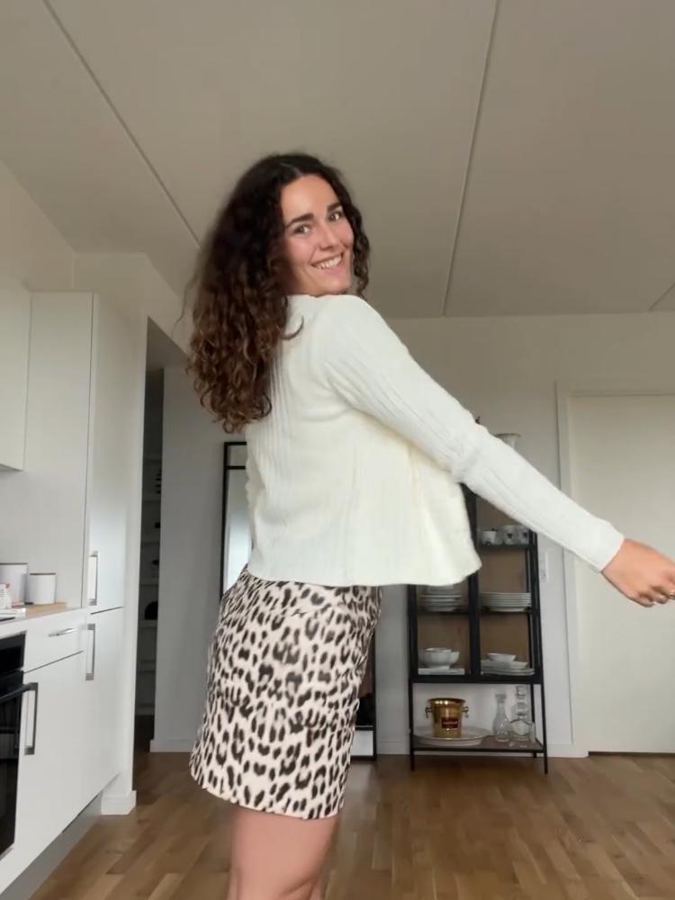 Baum Und Pferdgarten Women Saima Brown Baum Leopard - 24FW 착용 스타일 - 2