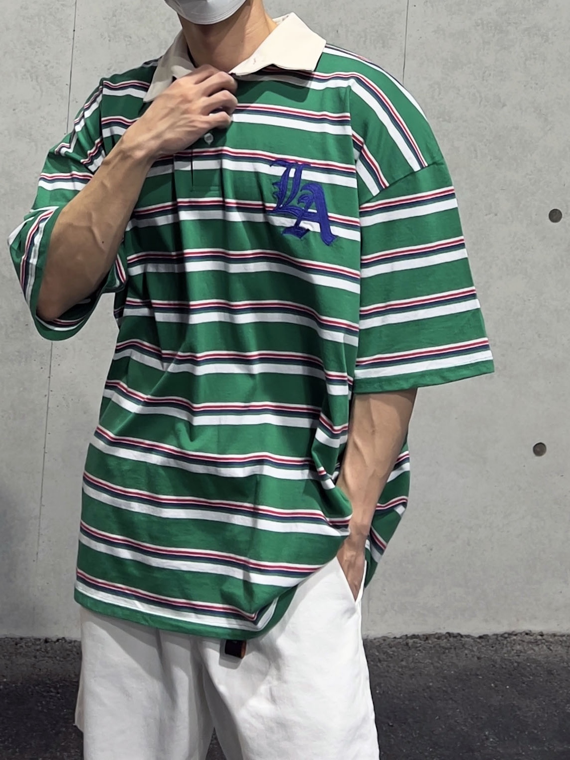 Oakley Factory Team x Brain Dead Flesh White Birch 착용 스타일 - 3