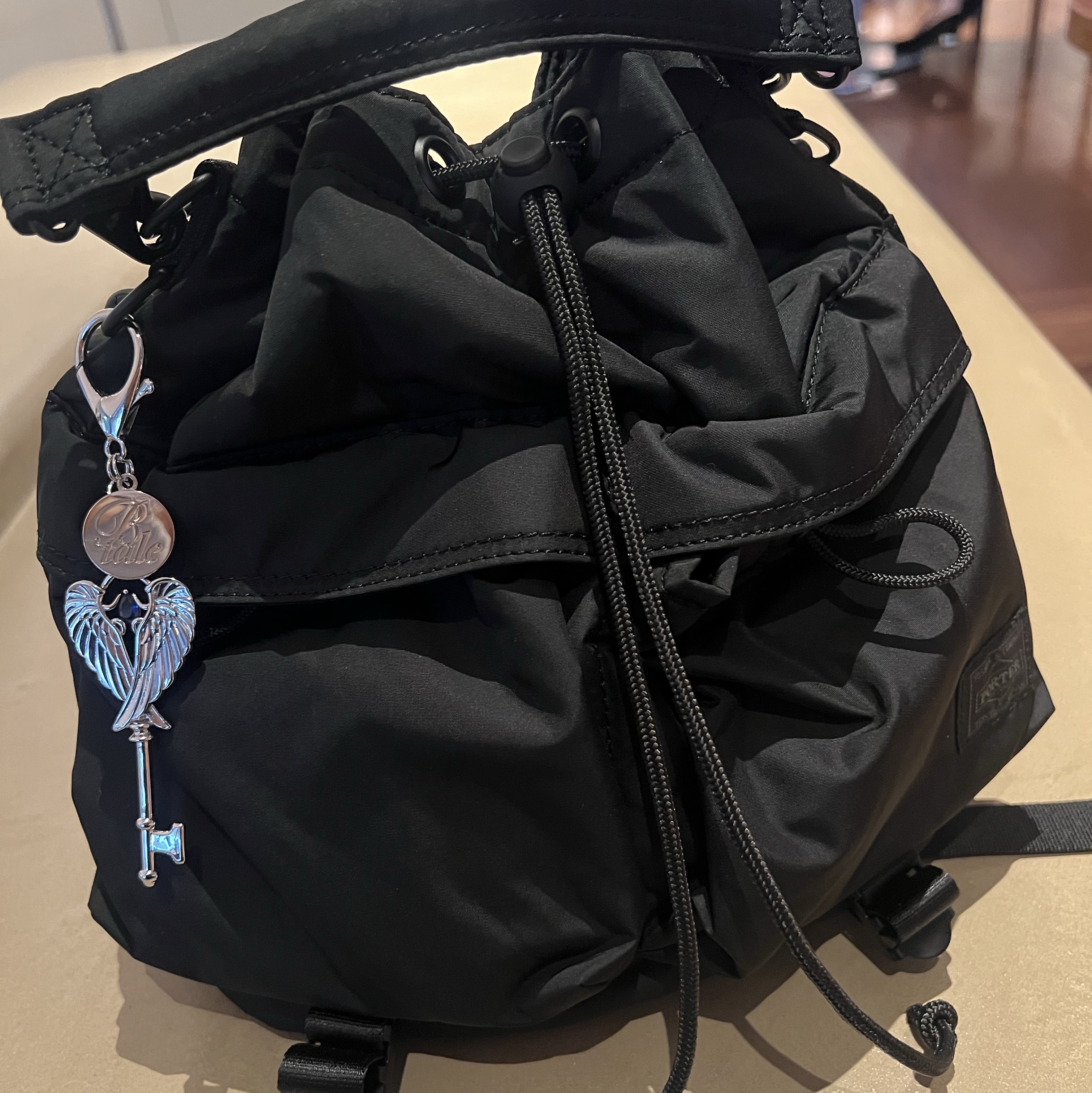 Bloomingtale Blue Dragon Keyring, Porter Senses Tool Bag Black 착용 스타일 - 1