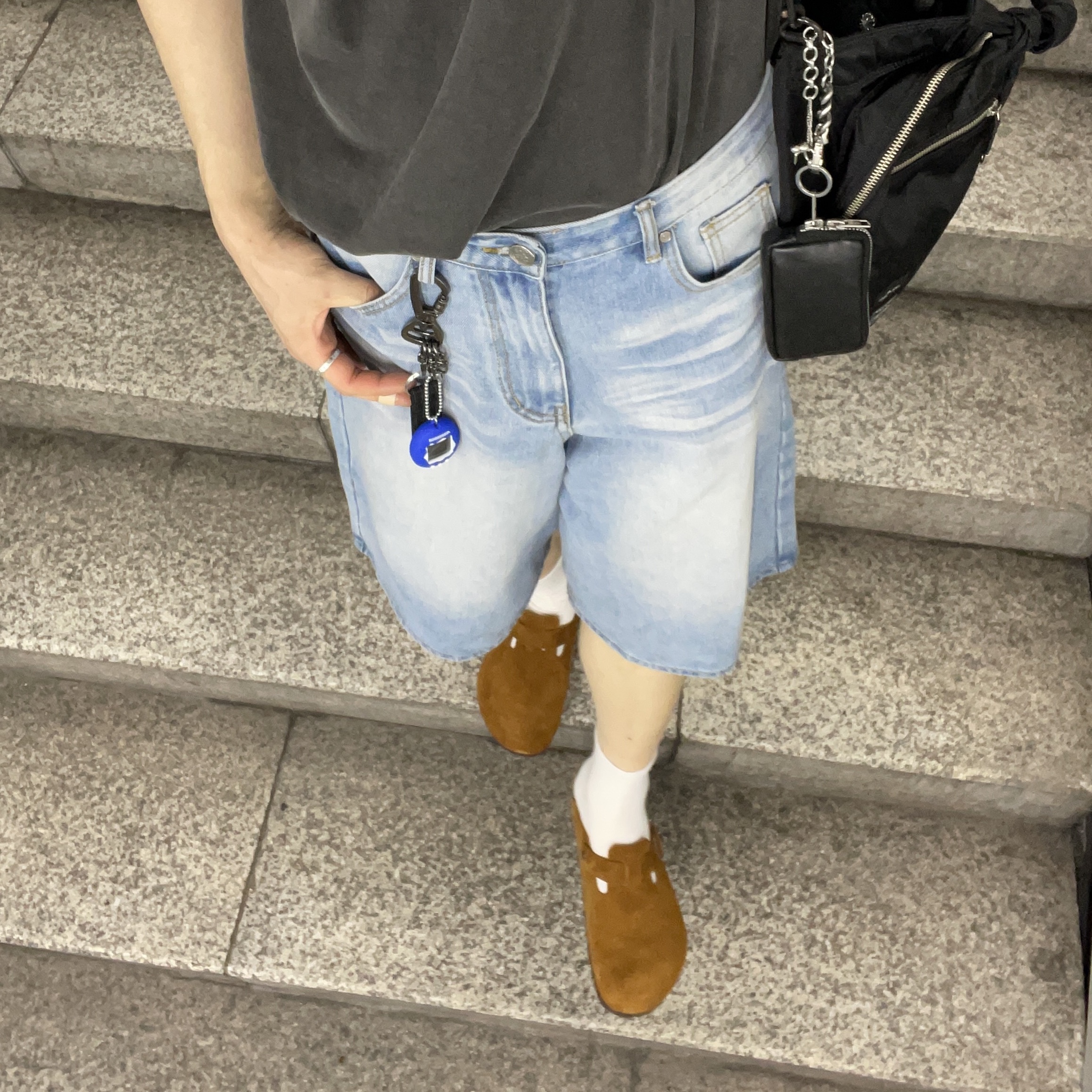 Birkenstock Boston Soft Footbed Mink - Regular 착용 스타일