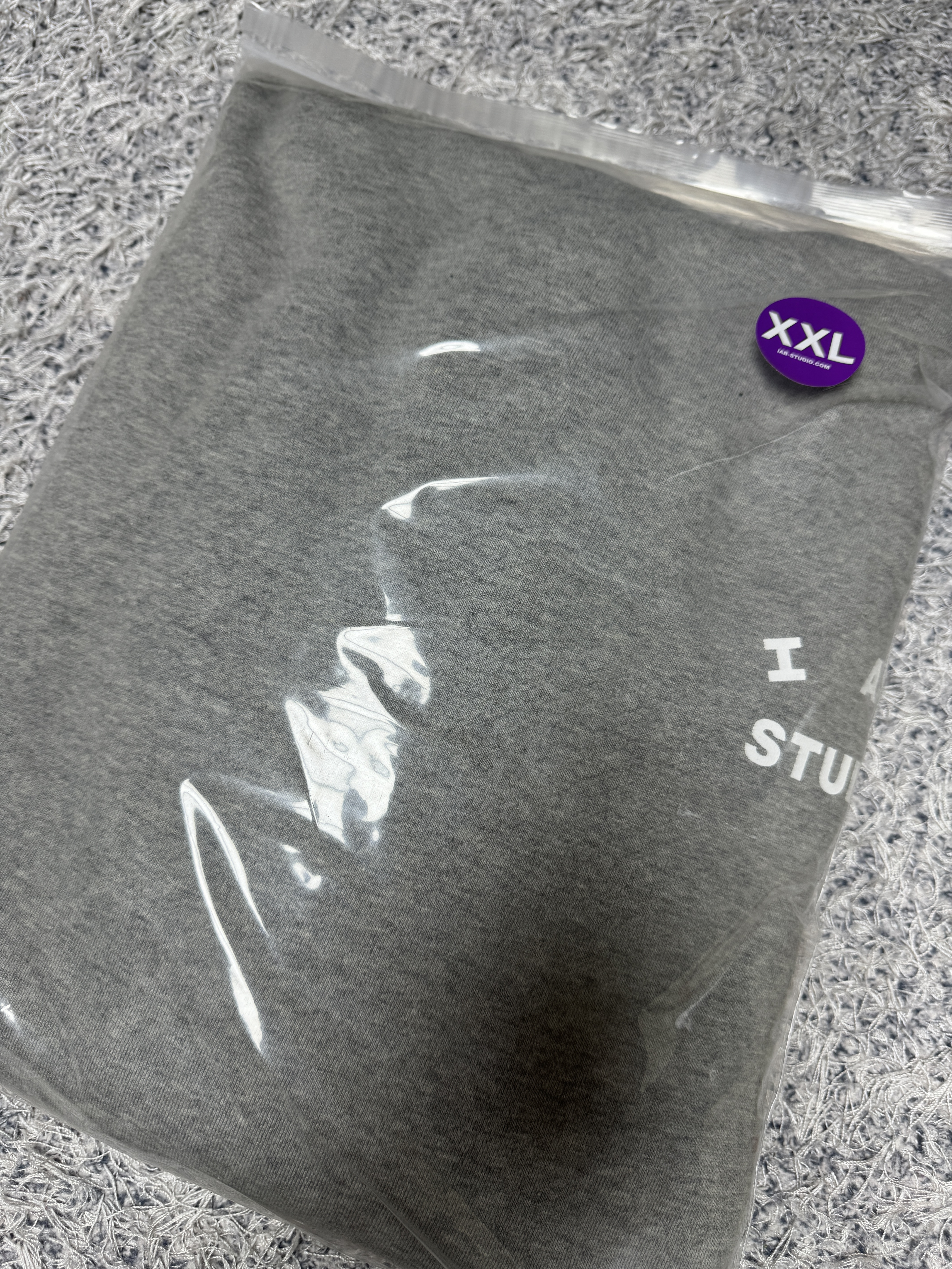 IAB Studio Hoodie Dual Gray 착용 스타일