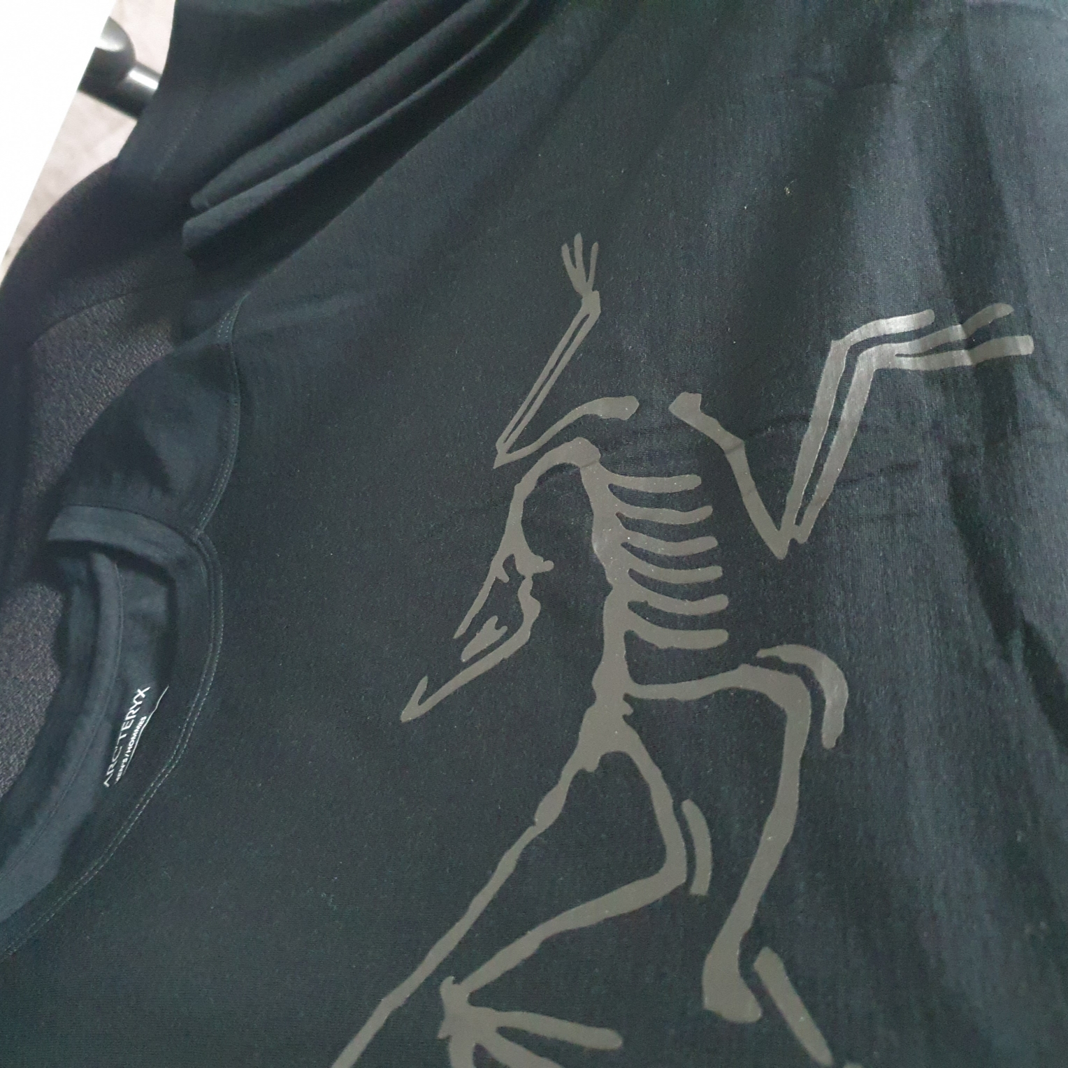 Arc'teryx Ionia Merino Wool Logo SS T-Shirt Black 착용 스타일