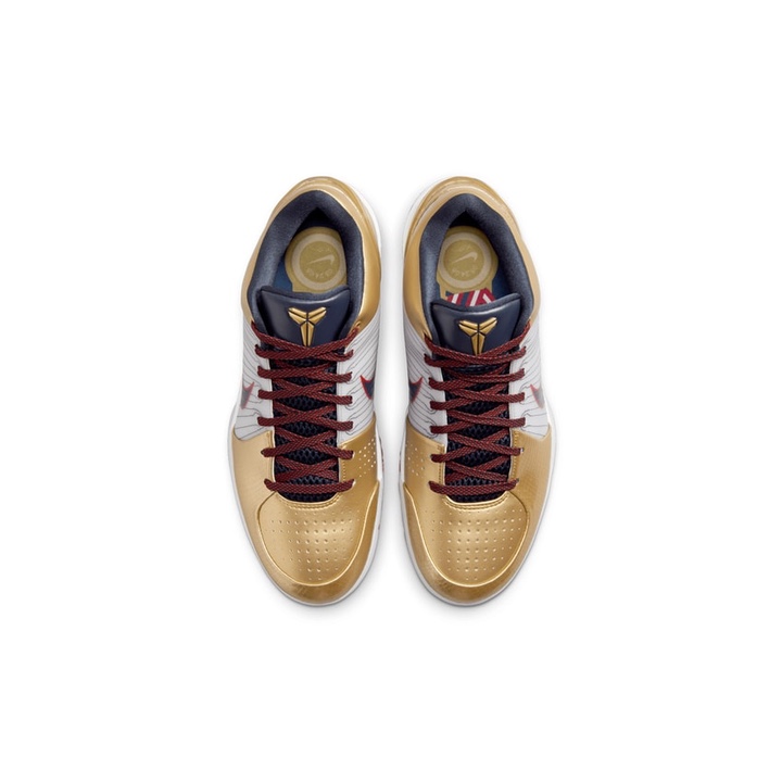Nike Kobe 4 Protro Metallic Gold and Dark Obsidian 착용 스타일 - 3