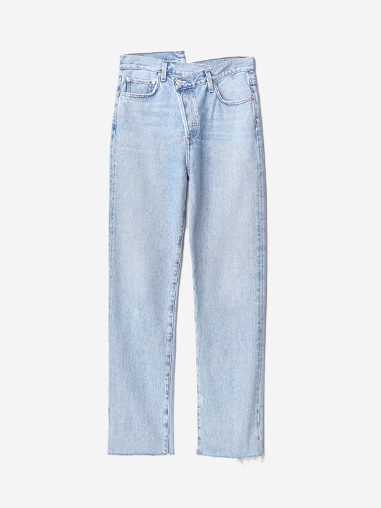Agolde Women Criss Cross Straight Jean Wired 착용 스타일 - 3