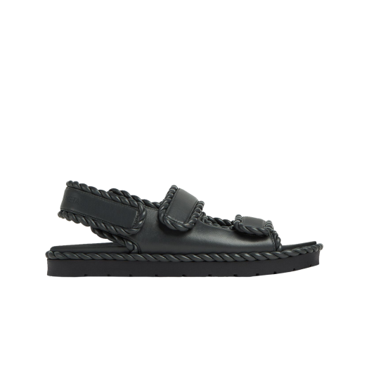 (W) Bottega Veneta Jack Flat Sandal Ardoise