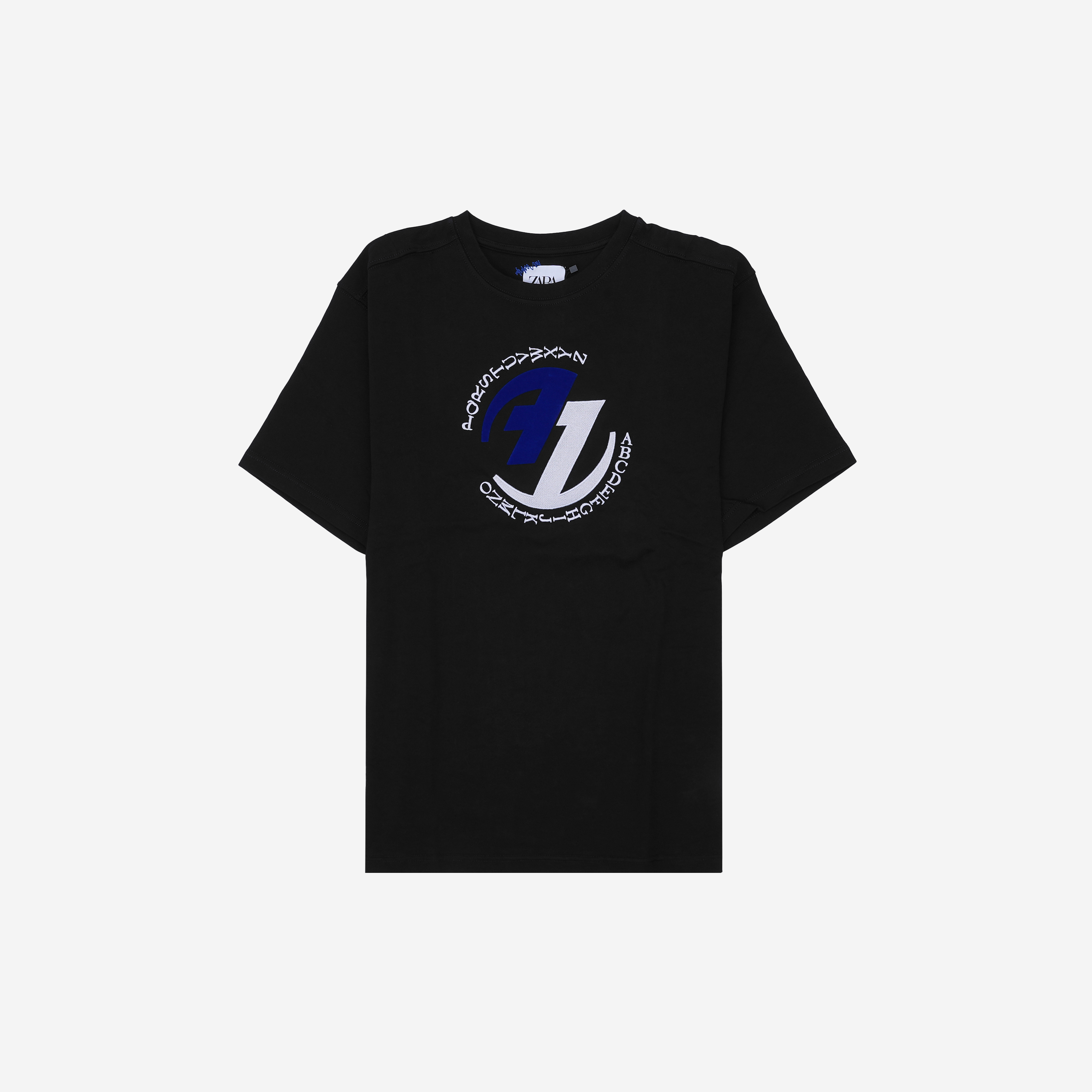 Zara x Ader Error Graphic T-Shirt Black