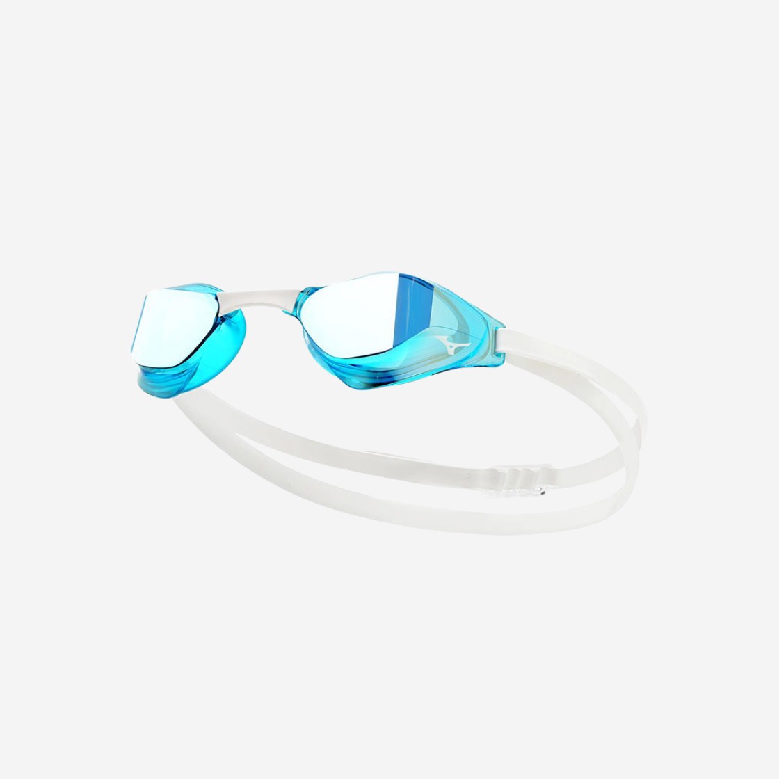 Mizuno GX Sonic Eye J Mirrored Non Cushion Swim Goggles Blue 상세 이미지 1