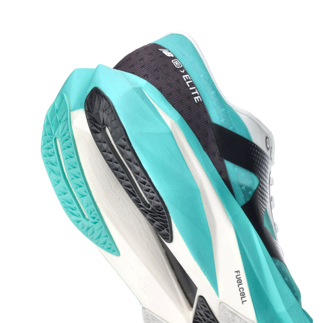 뉴발란스 퓨어셀 슈퍼컴프 엘리트 v4 사이버 제이드 화이트 - 2E 와이드(New Balance Fuelcell Supercomp Elite v4 Cyber Jade White - 2E Wide) - 8