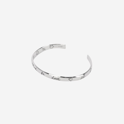 Gucci Blind for Love Bracelet Silver