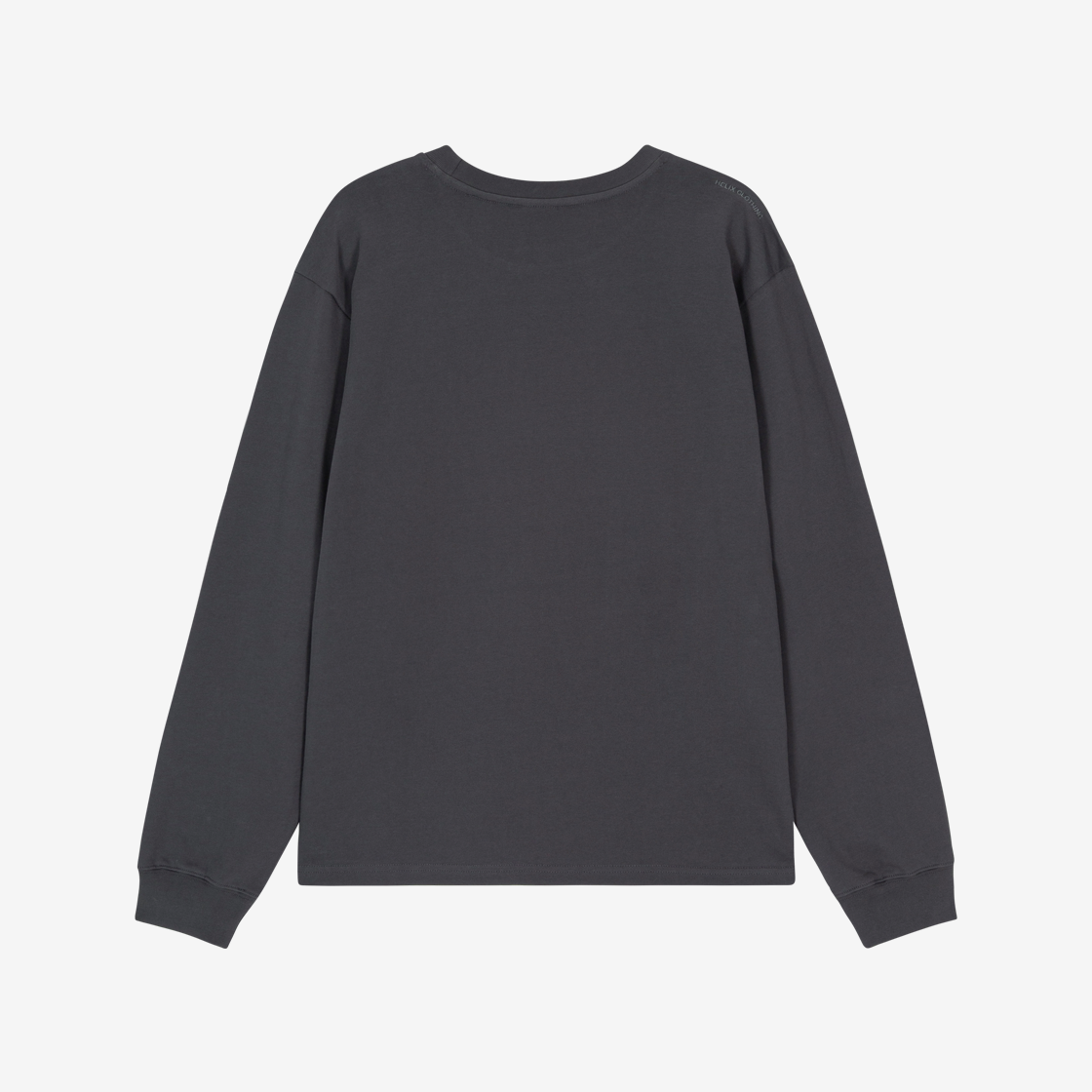 헬릭스클로딩 베이직 로고 롱 슬리브 티셔츠 차콜(Helixclothing Basic Logo LS T-Shirt Charcoal) - 2