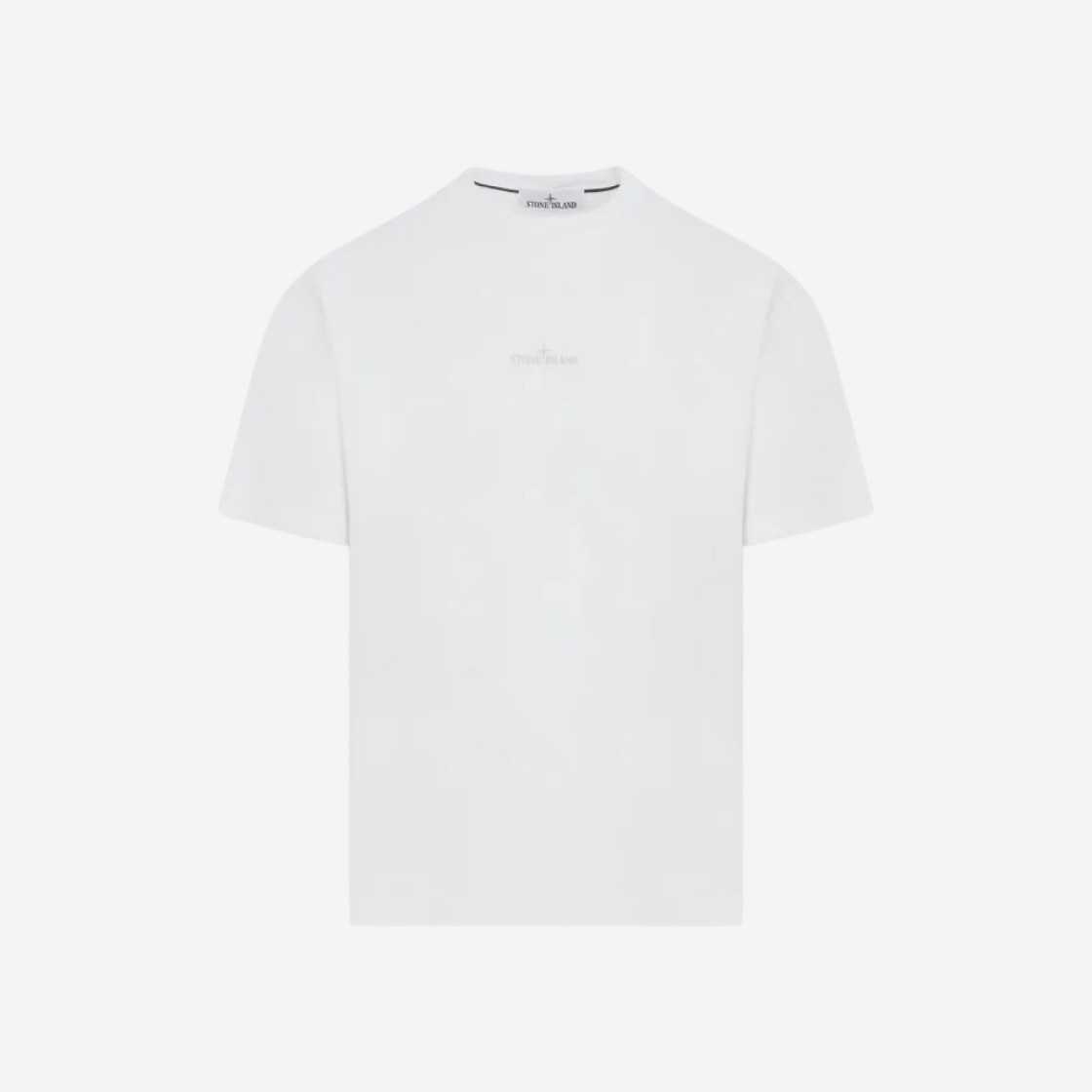 Stone Island 2RC89 'Scratched Paint One' Print Short Sleeve T-Shirt White - 24SS 상세 이미지 1