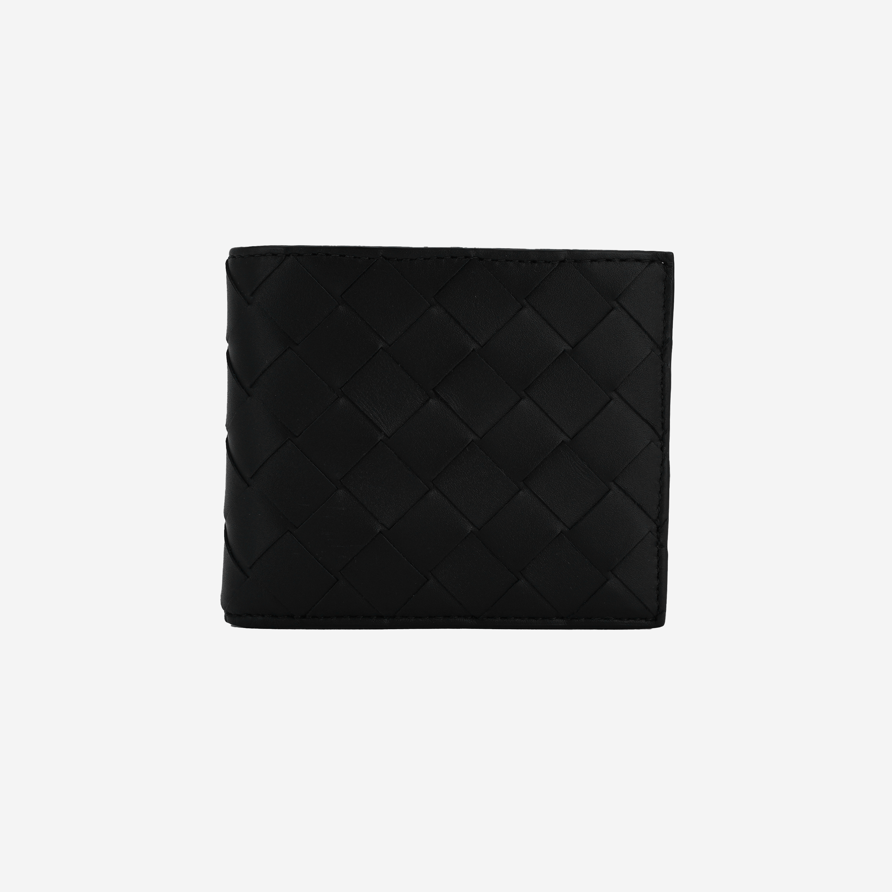 보테가 베네타 반지갑 블랙(Bottega Veneta Bi-Fold Wallet Black)