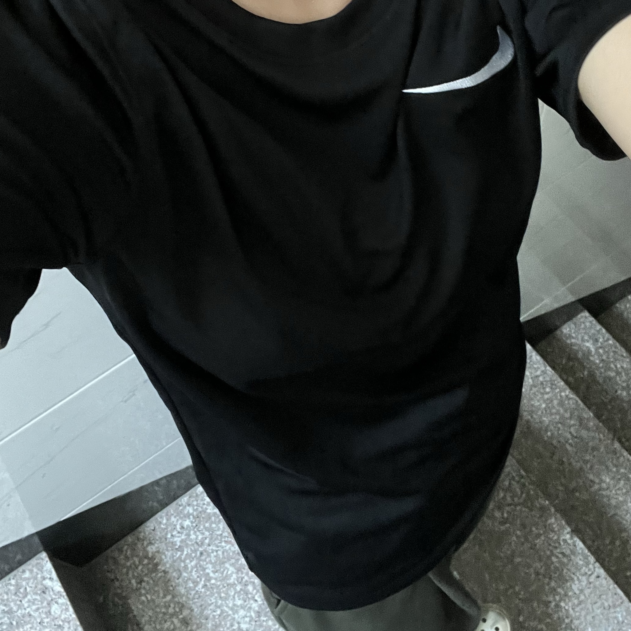 Nike Dri-Fit Park 7 T-Shirt Black 착용 스타일
