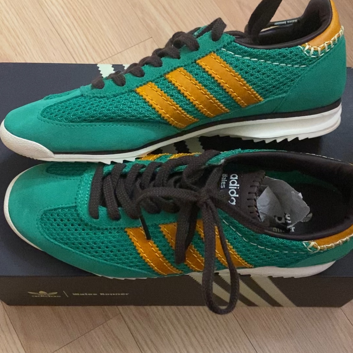 Adidas x Wales Bonner SL 72 Knit Green 착용 스타일