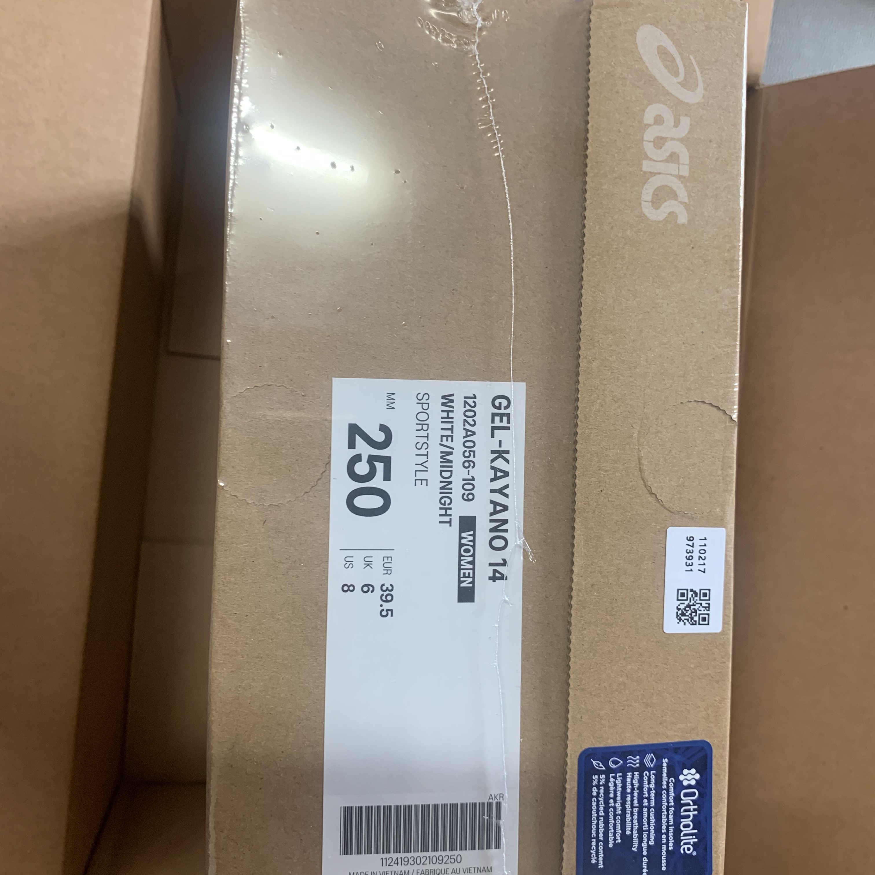 (W) Asics Gel-Kayano 14 White Midnight 착용 스타일 - 8