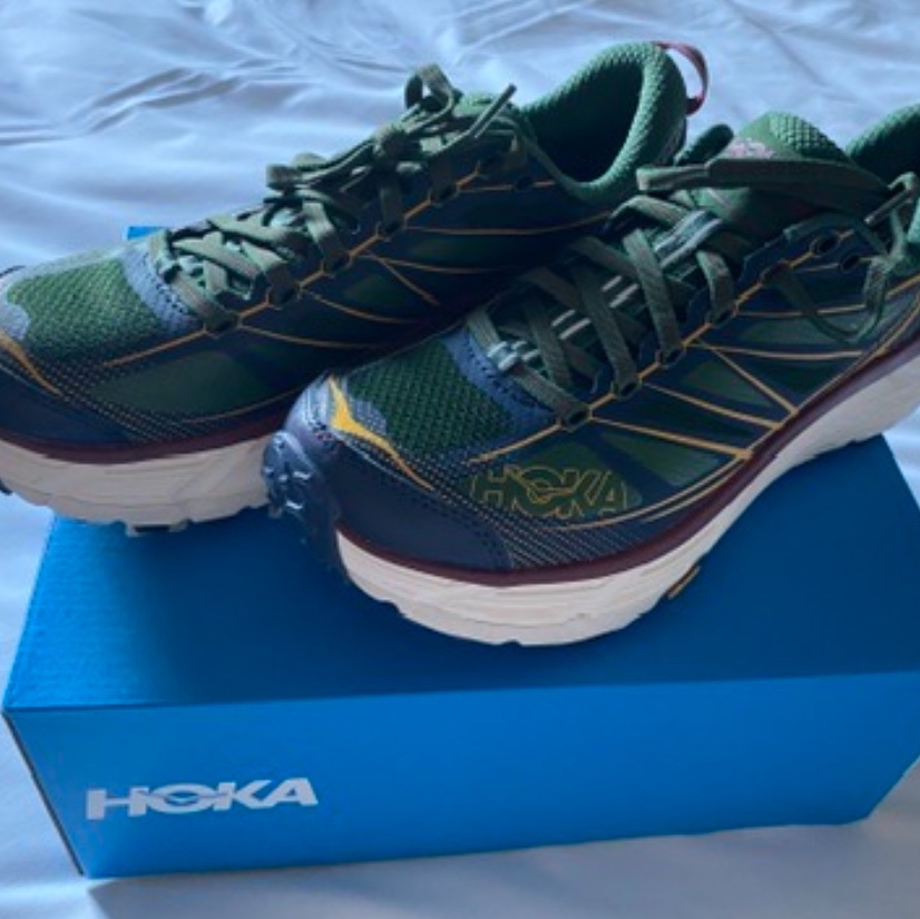 Hoka Mafate Speed 2 Mountain View Outer Space 착용 스타일