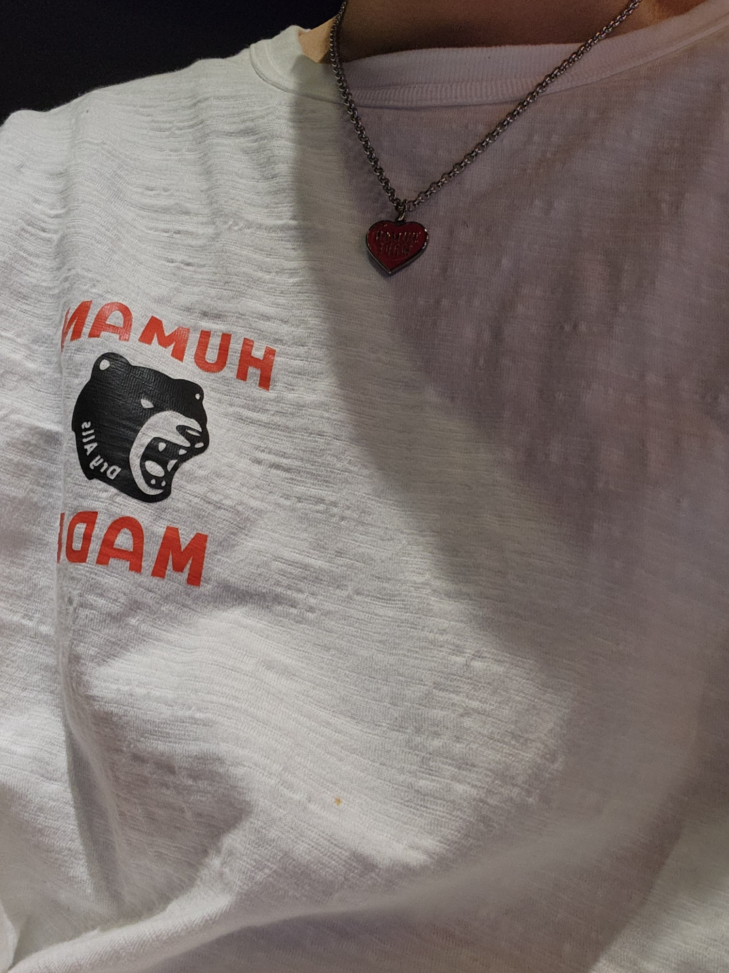 Human Made Graphic T-Shirt #06 White 착용 스타일