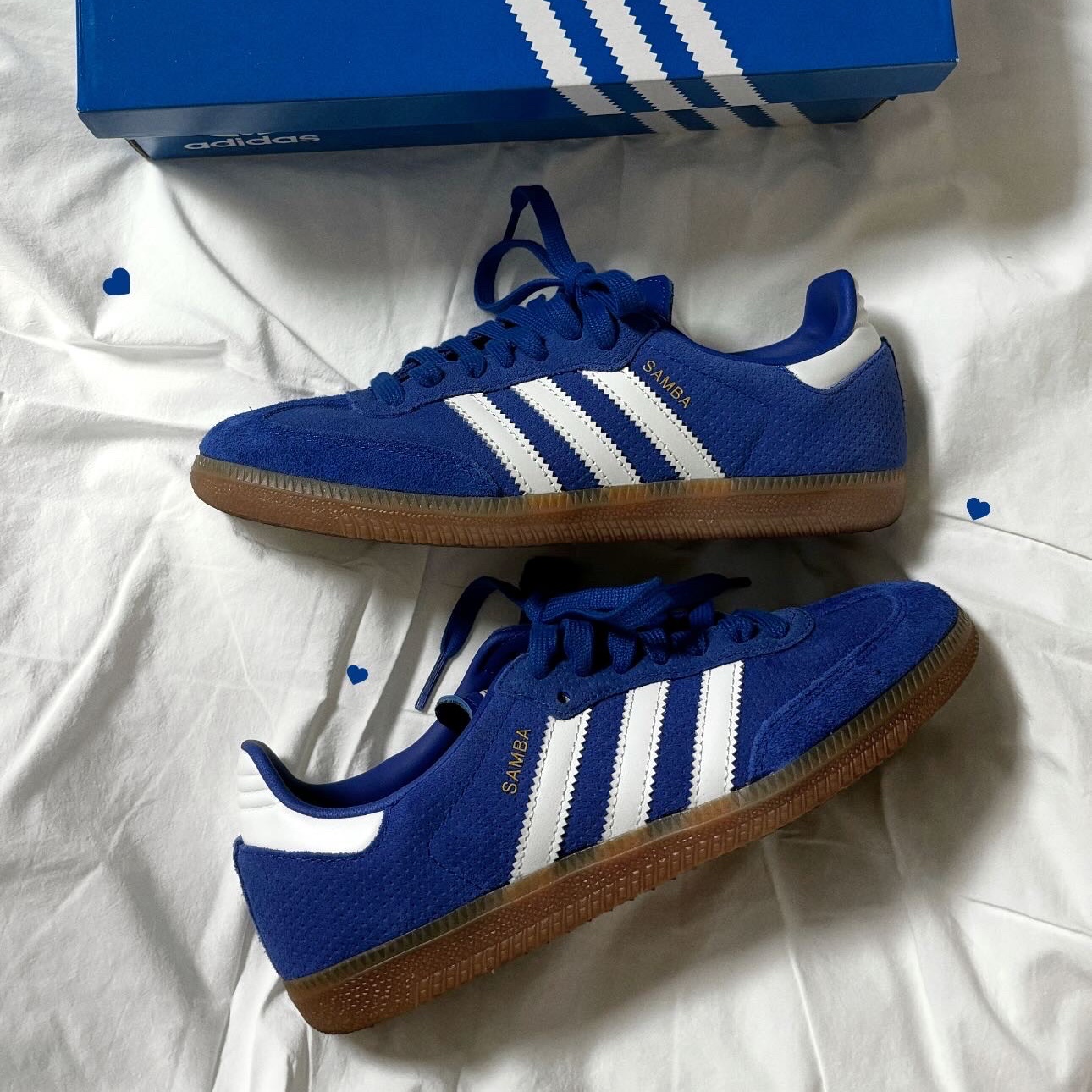 Adidas Samba OG Royal Blue 착용 스타일