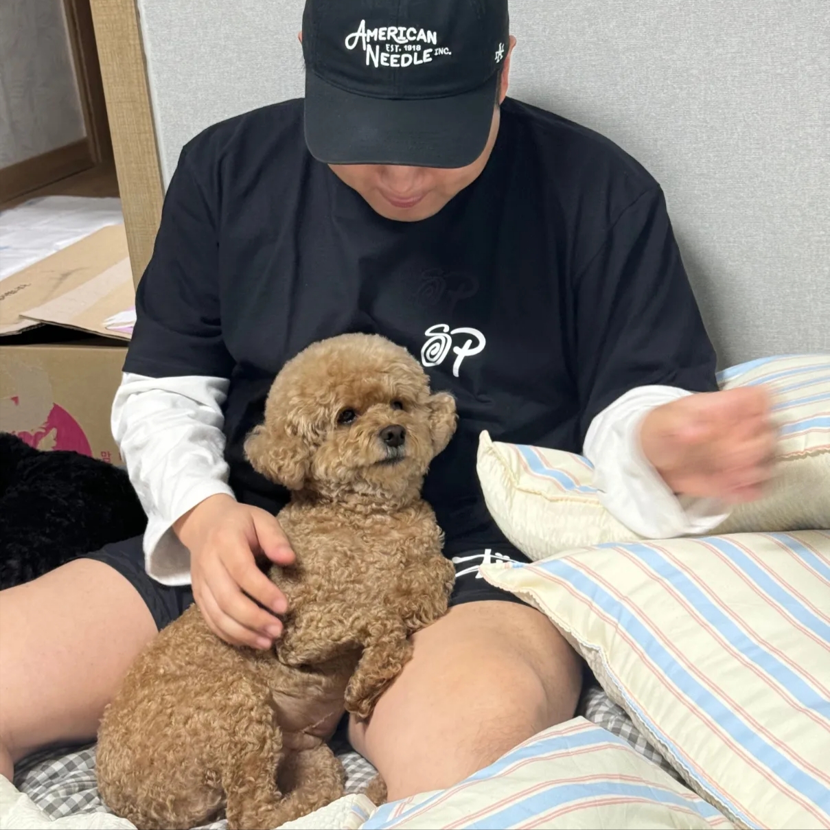 Stussy x Patta Sound Connection T-Shirt Black 착용 스타일