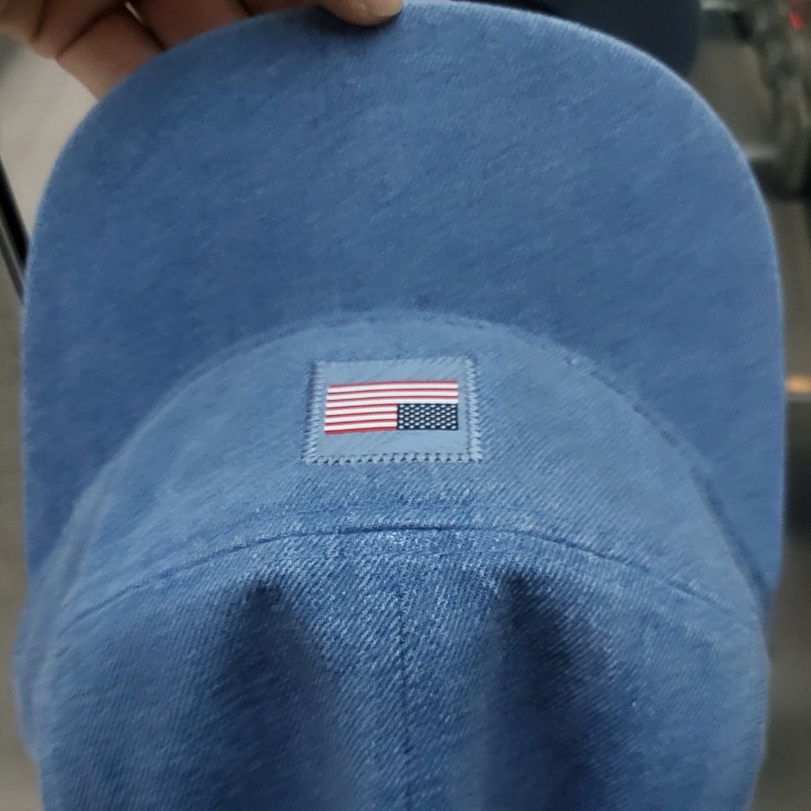 Nike Team USA Dri-Fit Fly Denim Cap Ashen Slate 착용 스타일 - 1