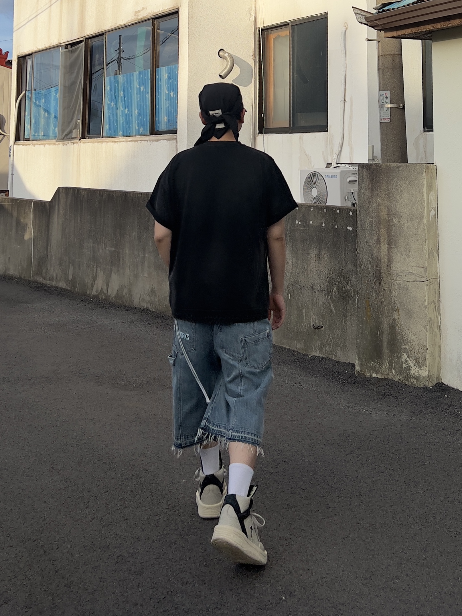 Converse x Drkshdw Turbowpn Pelican 착용 스타일 - 2