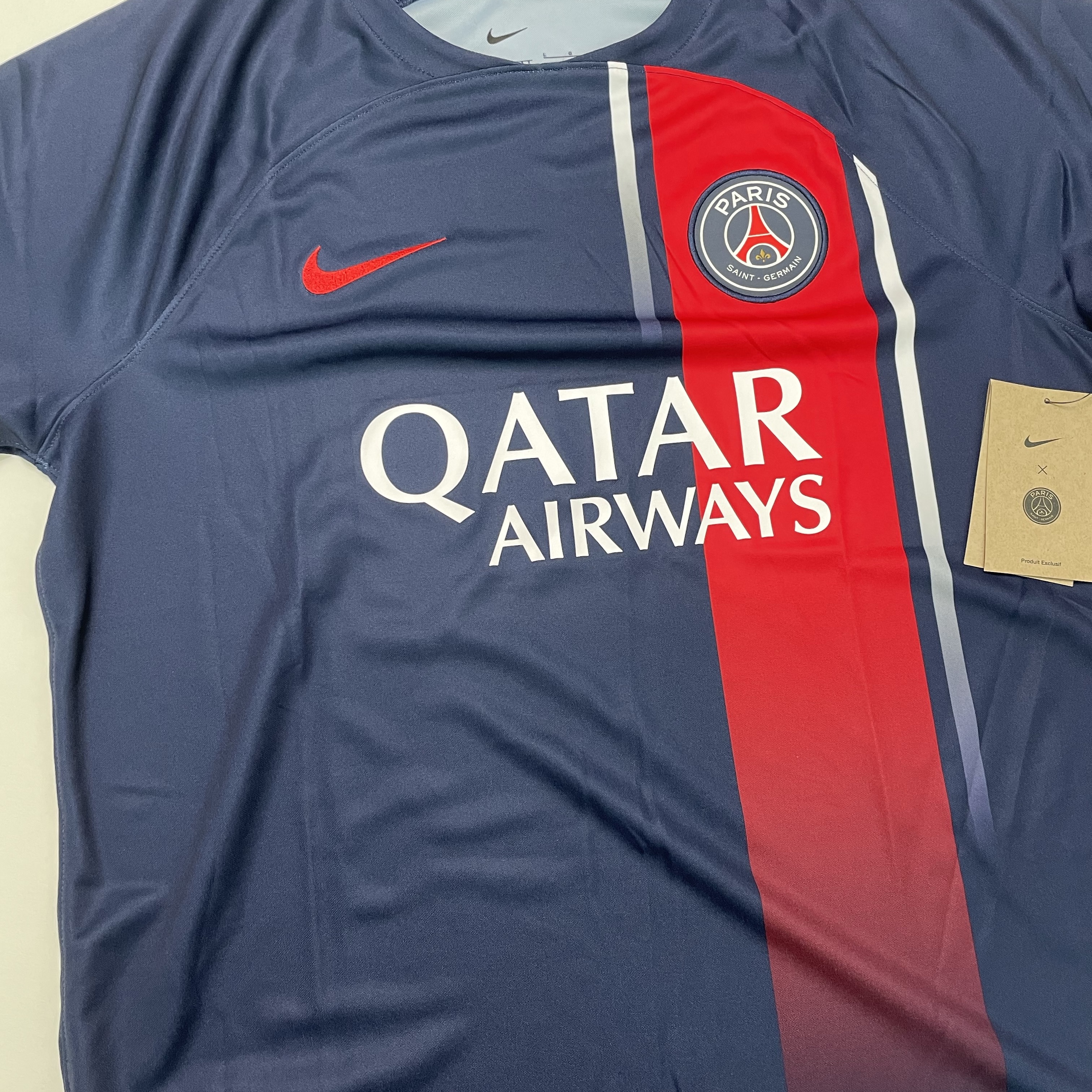 Nike Paris Saint-Germain 2023/24 Dri-Fit Stadium Home Jersey Midnight Navy (Non Marking Ver.) 착용 스타일