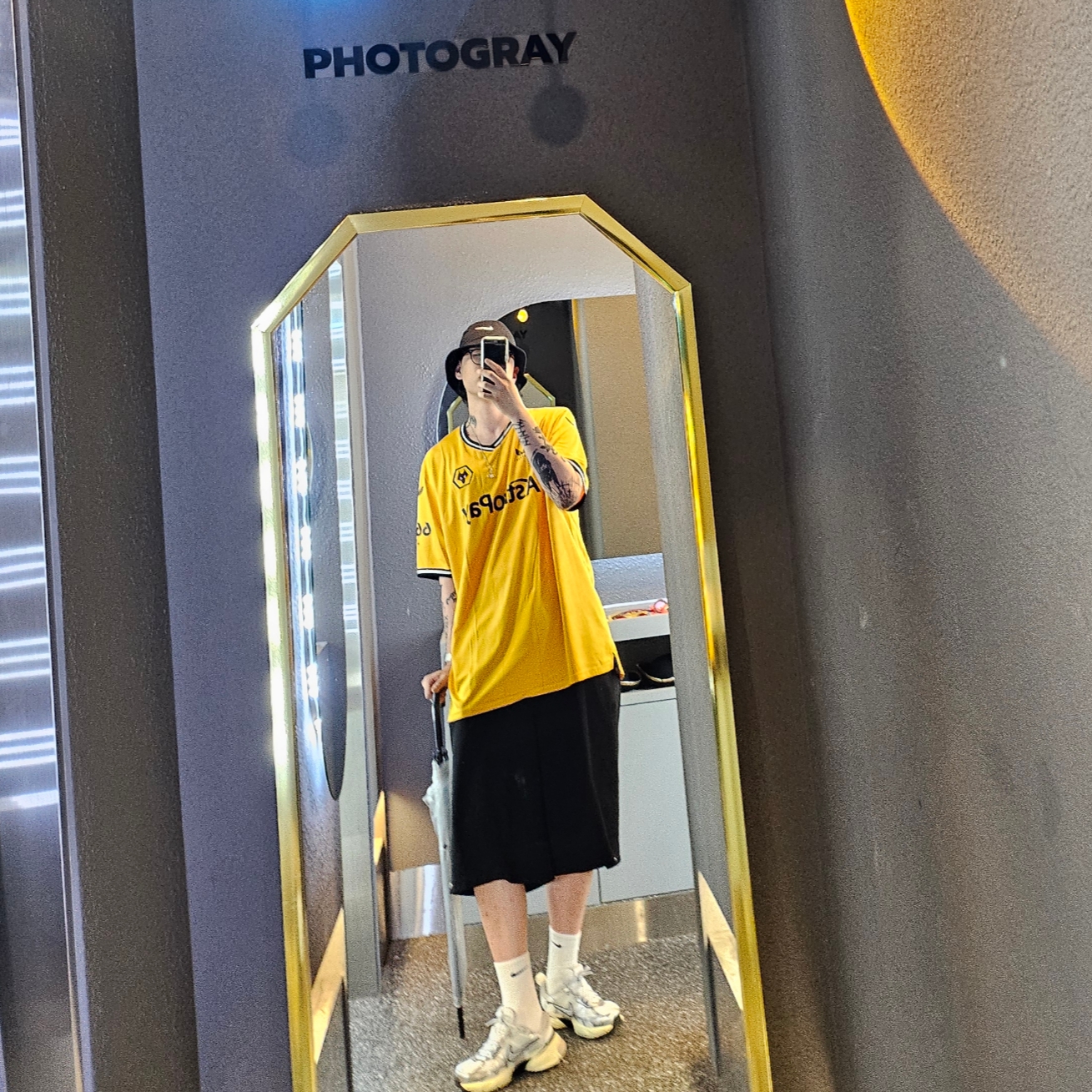 Castore Wolves 2023/24 Home Shirt Yellow - (Non Marking Ver.) 착용 스타일