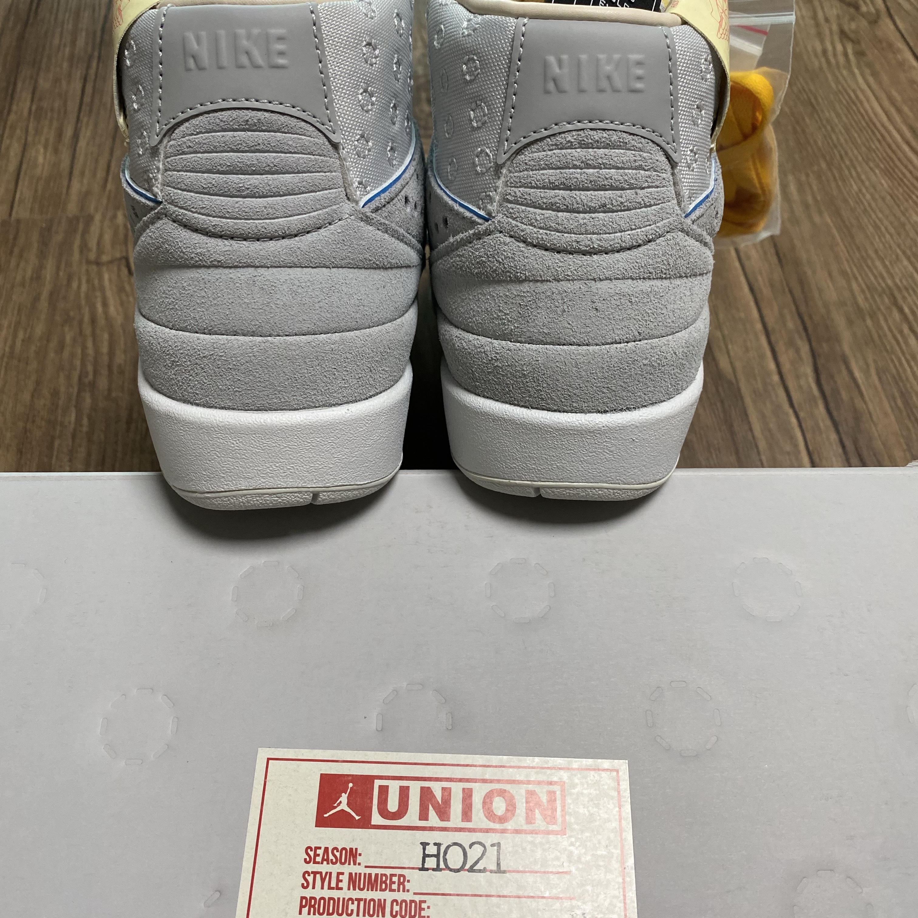 Jordan 2 x Union Retro SP Grey Fog 착용 스타일 - 3