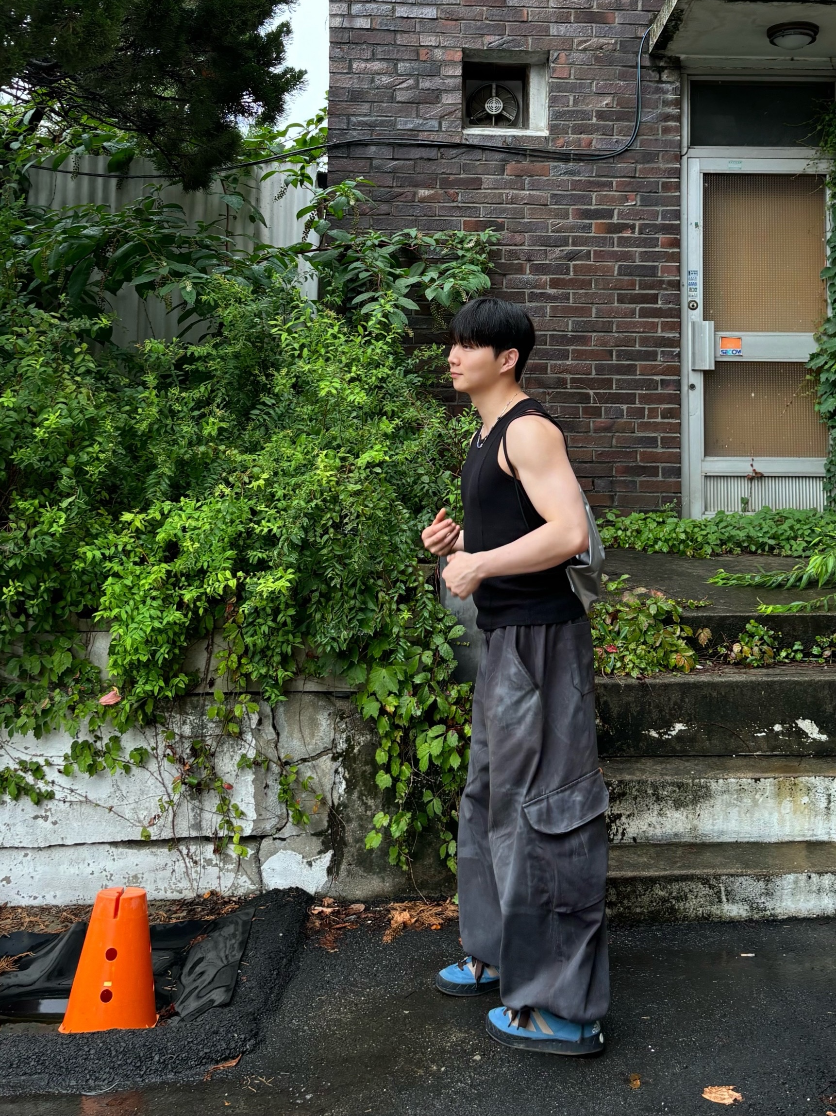 YOUCHE UT Necklace 001, Adidas Adimatic Phantone 착용 스타일 - 1
