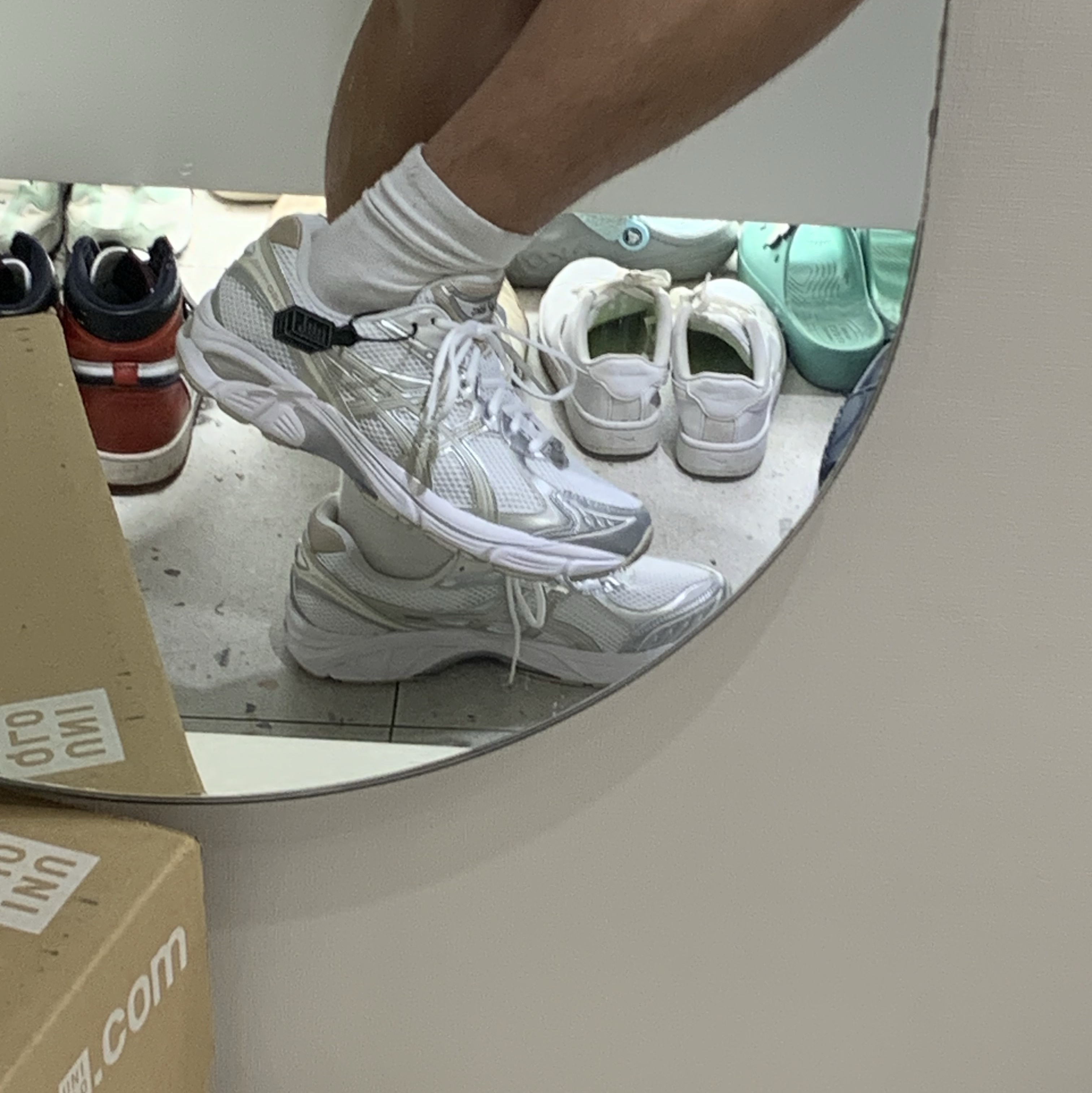 Asics GT-2160 White Putty 착용 스타일