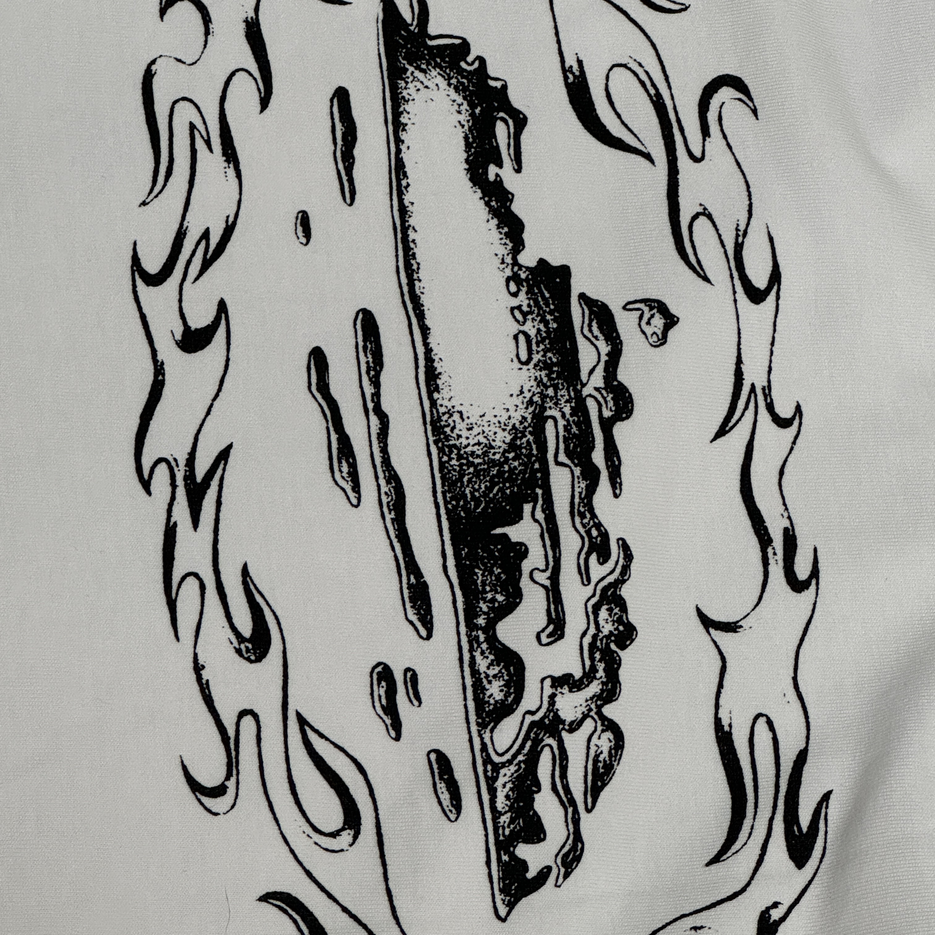 Corteiz Firey Alcatraz T-Shirt New Blank White 착용 스타일 - 2