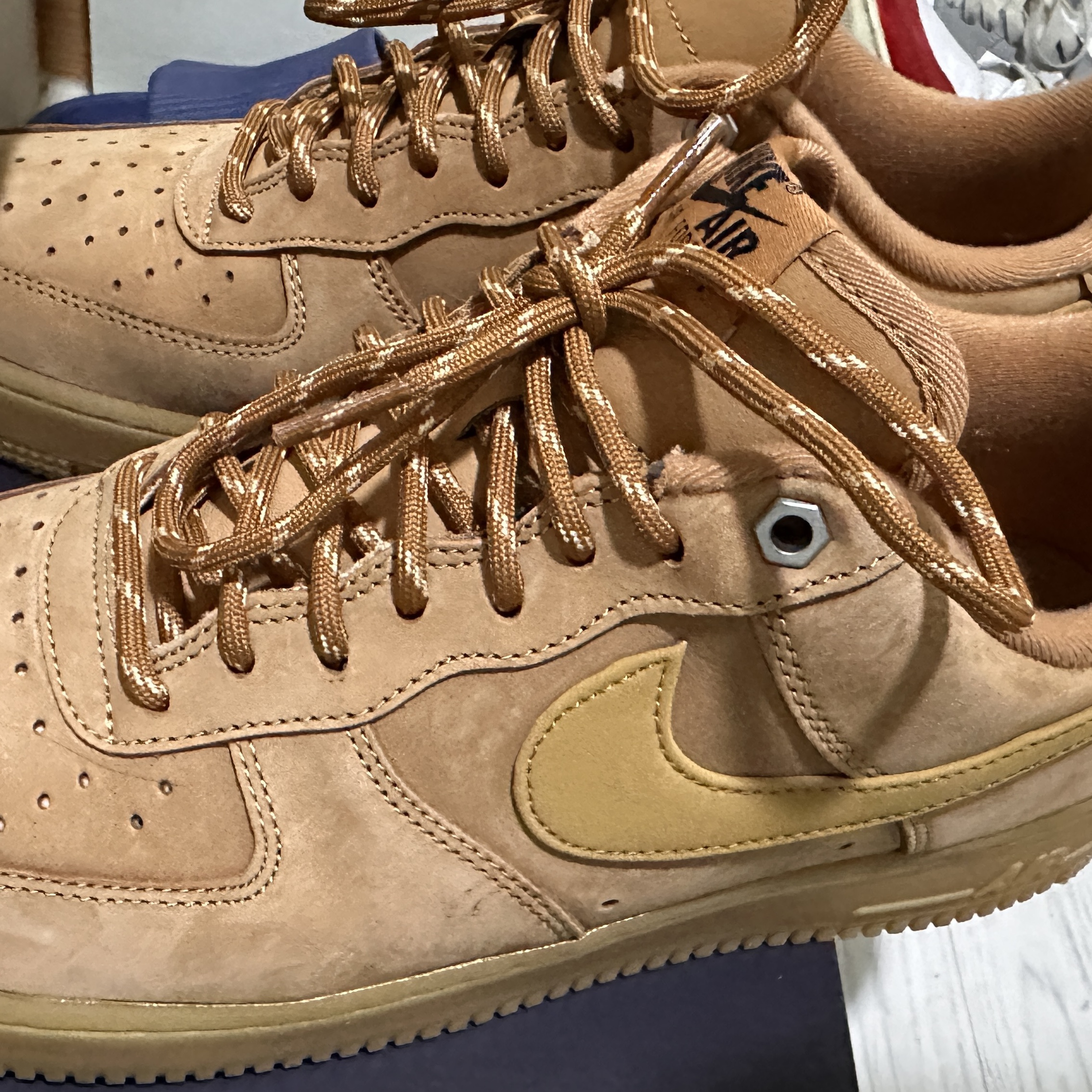 Nike Air Force 1 '07 WB Flax 착용 스타일 - 2