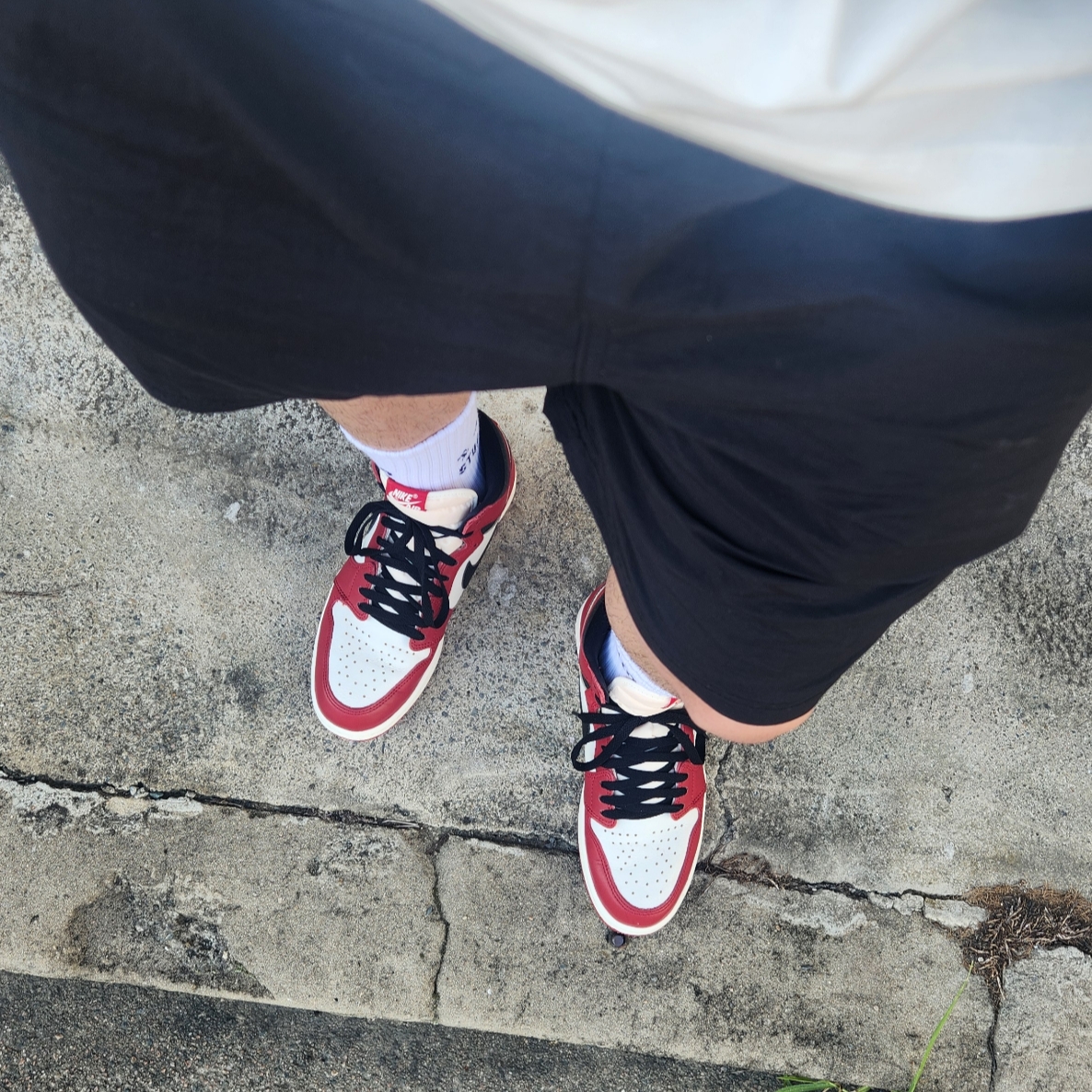 Jordan 1 Retro High OG Chicago 2022, Nike NSW Solo Swoosh Woven Track Jacket Black - Asia 착용 스타일 - 1