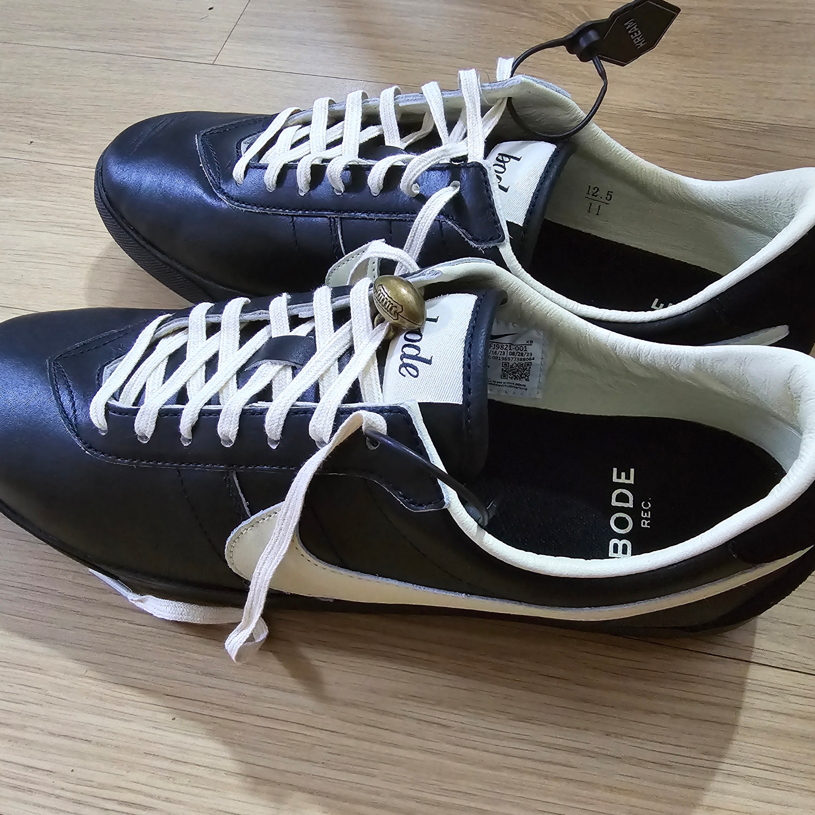 Nike x Bode Astrograbber SP Black and Coconut Milk 착용 스타일