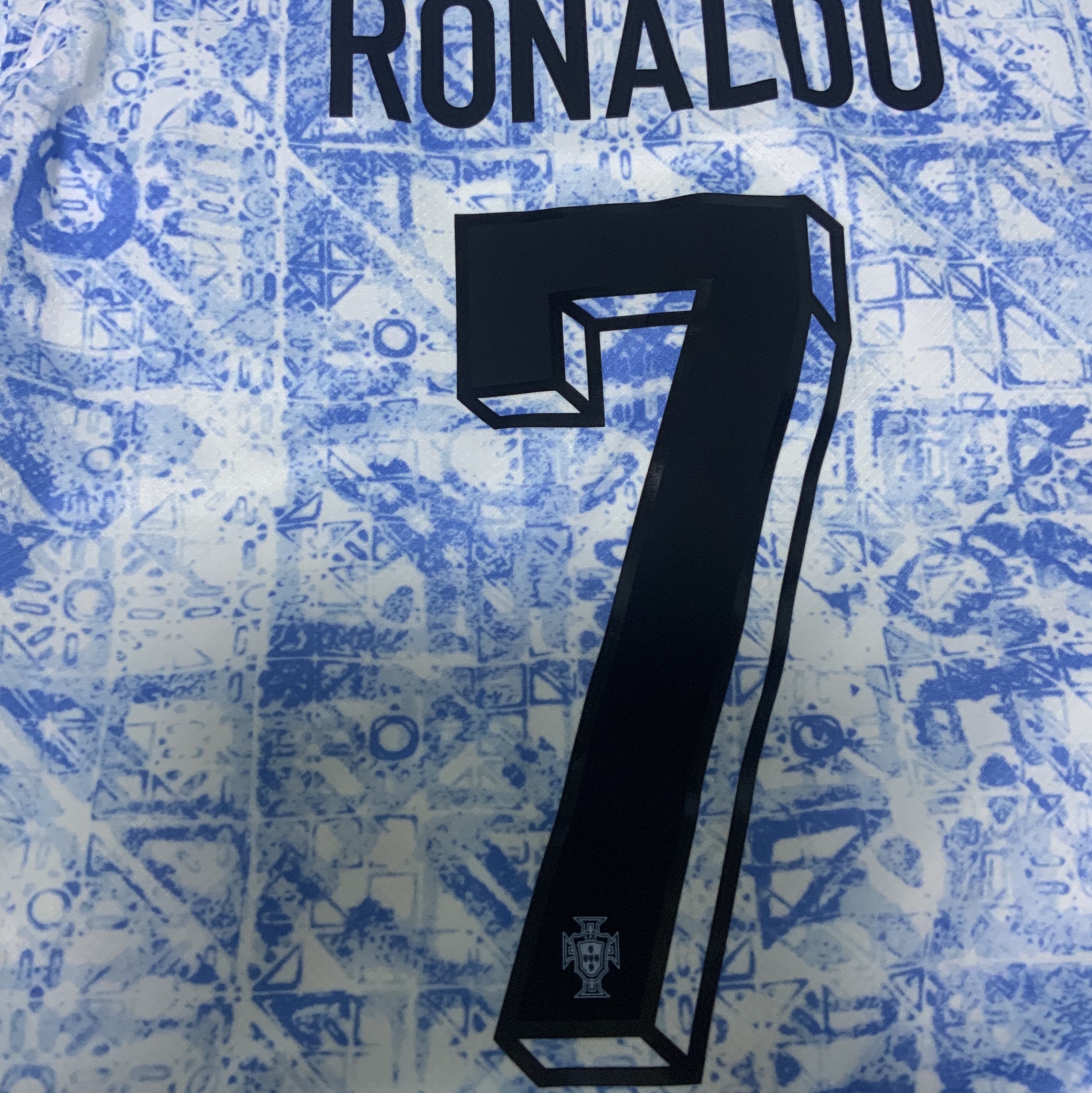 Nike Portugal 2024/25 Dri-Fit ADV Match Away Authentic Jersey Sail University Blue (Non Marking Ver.) 착용 스타일 - 2