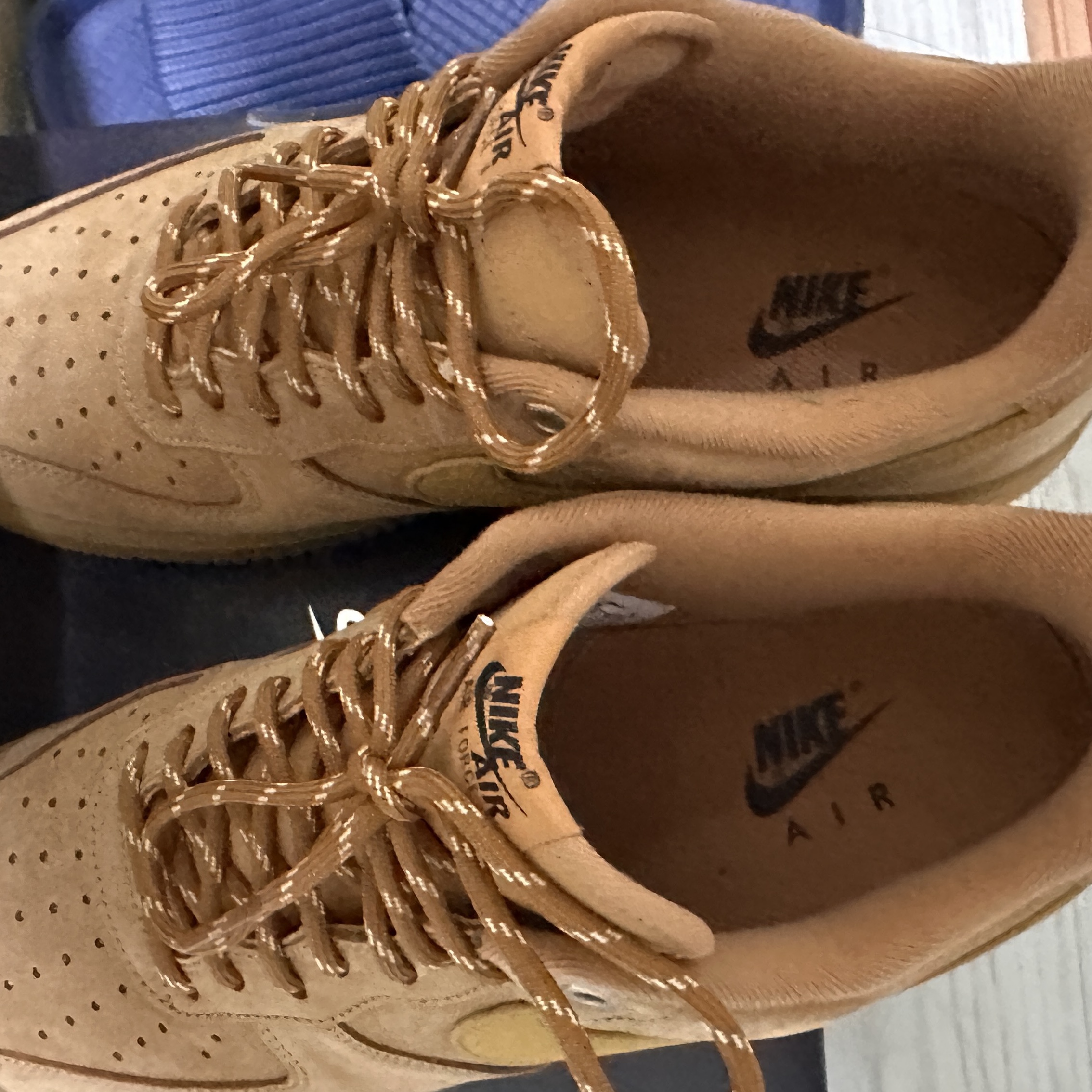 Nike Air Force 1 '07 WB Flax 착용 스타일 - 1