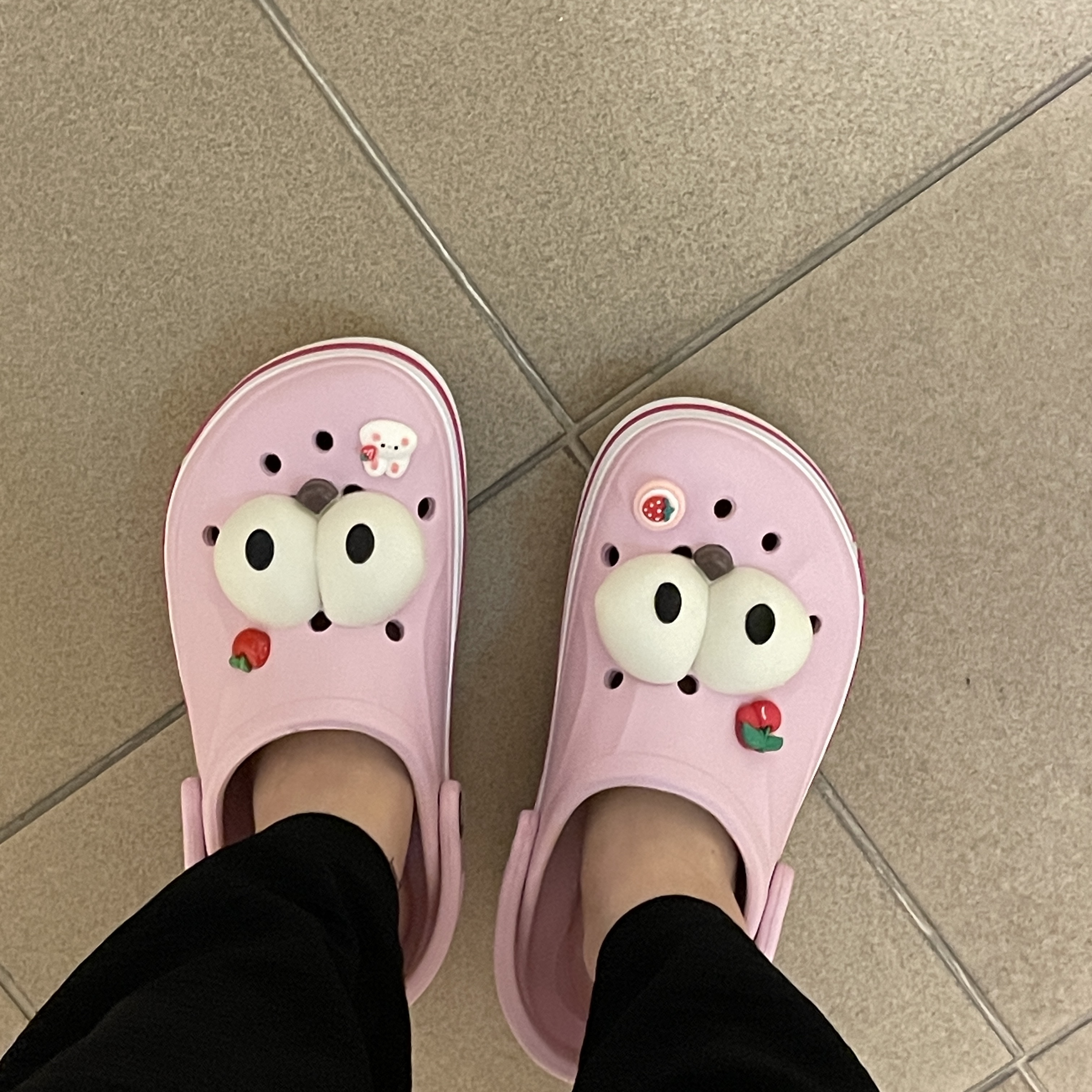 Crocs Bayaband Clog Ballerina Pink 착용 스타일 - 2