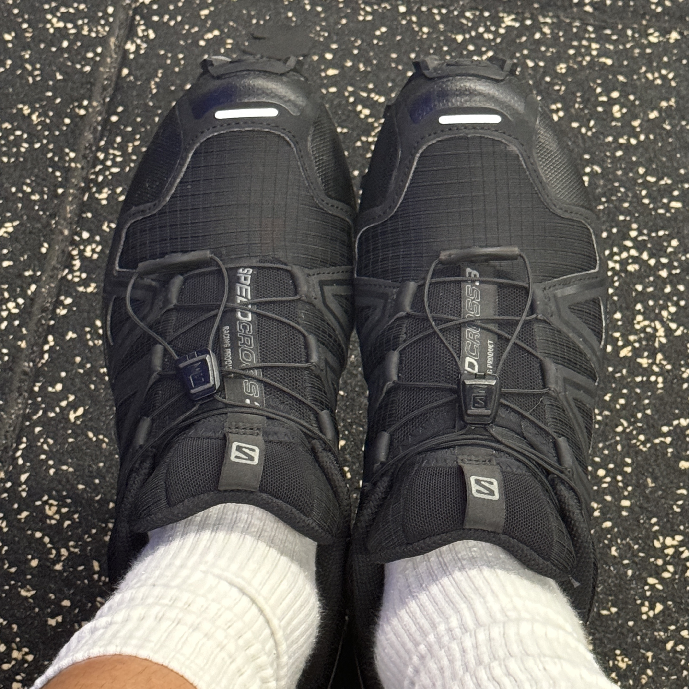 Salomon Speedcross 3 Black Quiet Shade 착용 스타일